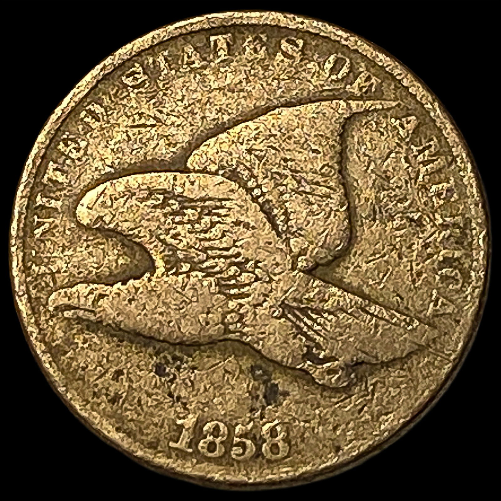 1858 Flying Eagle Cent LIGHTLY CIRCULATED: 1858 Flying Eagle Cent LIGHTLY CIRCULATED