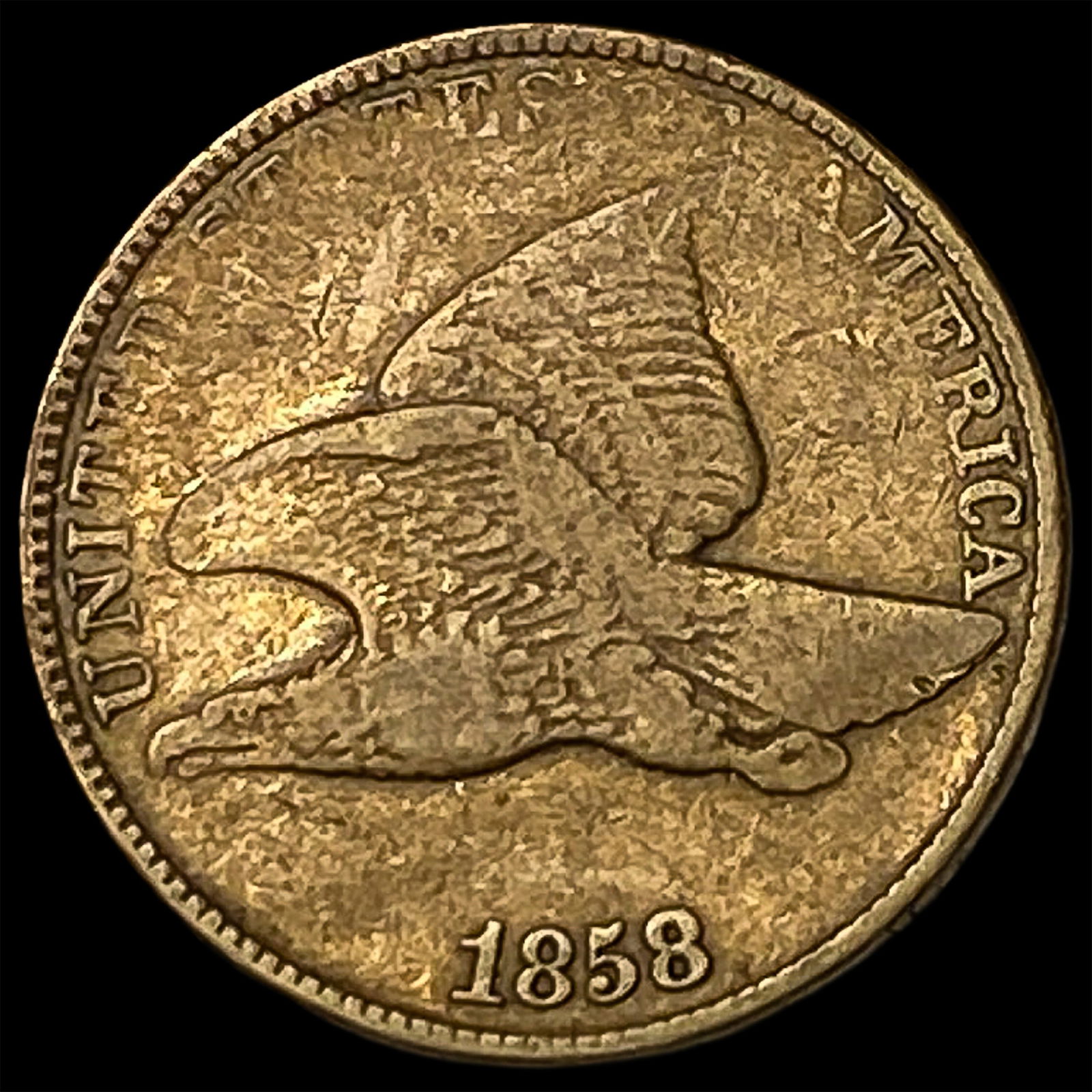 1858 Flying Eagle Cent LIGHTLY CIRCULATED: 1858 Flying Eagle Cent LIGHTLY CIRCULATED