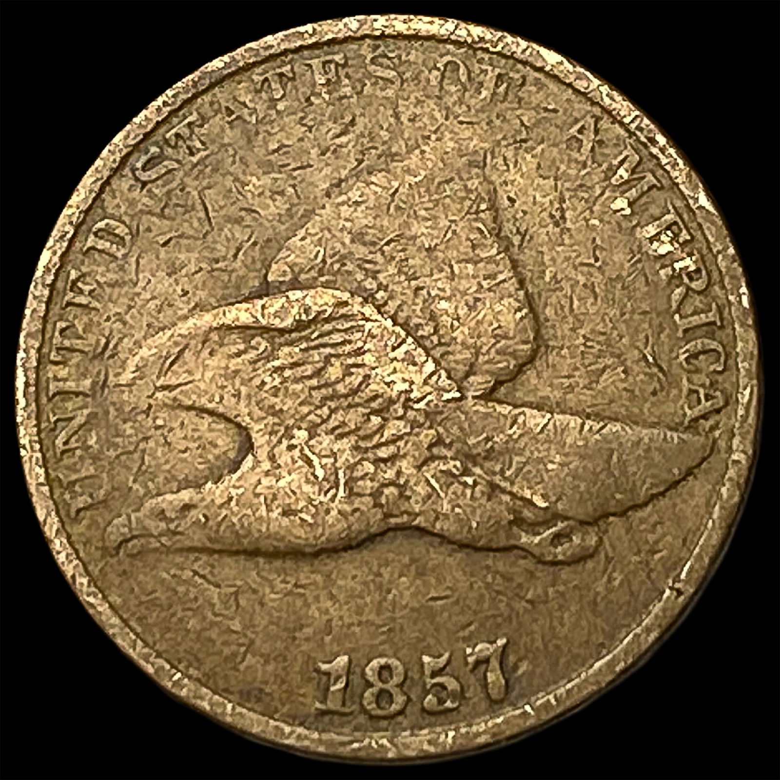 1857 Flying Eagle Cent LIGHTLY CIRCULATED: 1857 Flying Eagle Cent LIGHTLY CIRCULATED