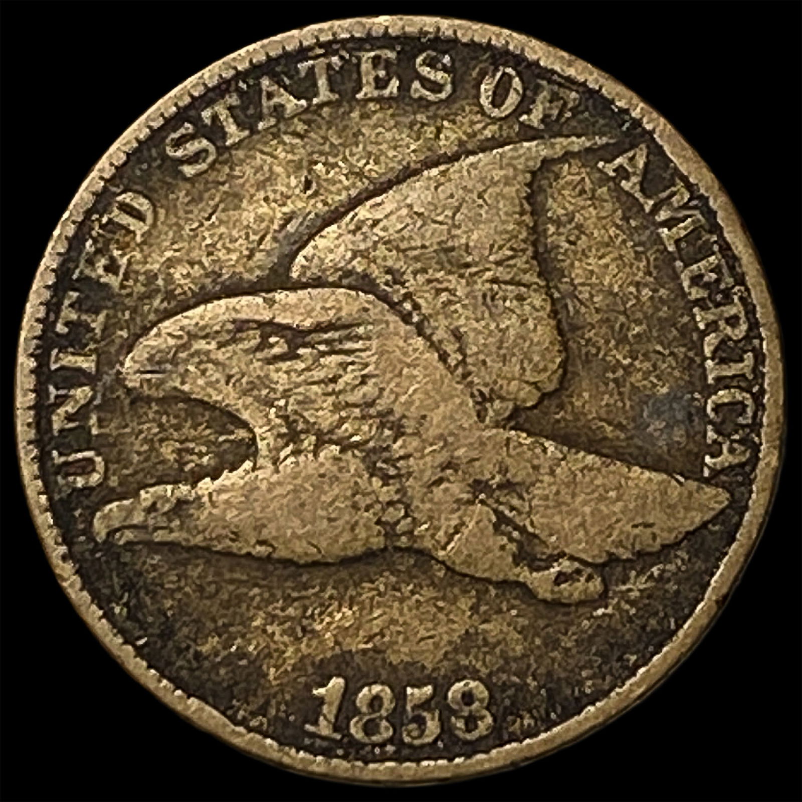 1858 Flying Eagle Cent LIGHTLY CIRCULATED: 1858 Flying Eagle Cent LIGHTLY CIRCULATED