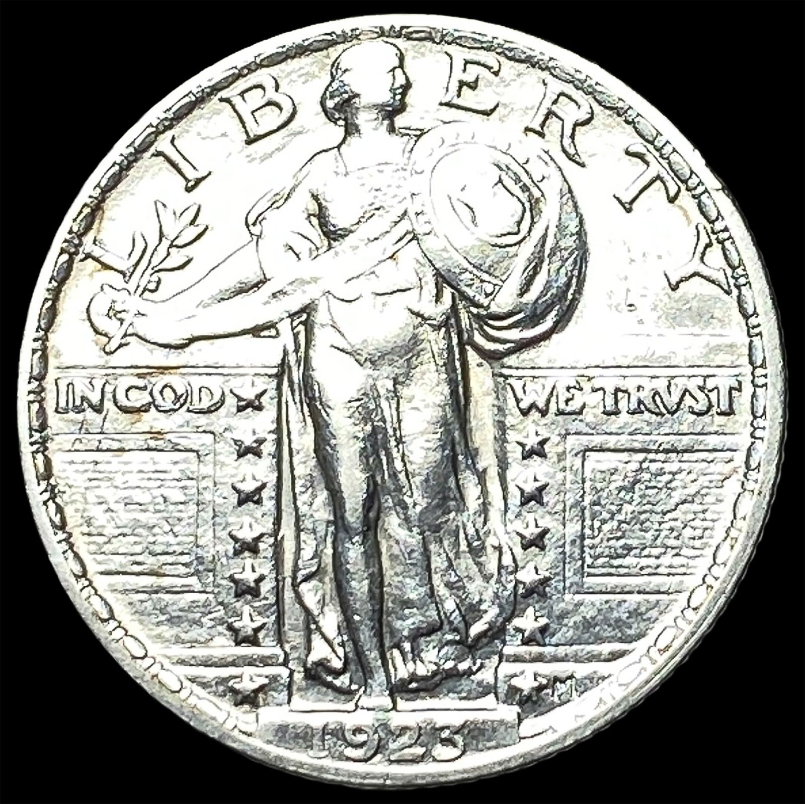 1923 Standing Liberty Quarter CHOICE AU: 1923 Standing Liberty Quarter CHOICE AU