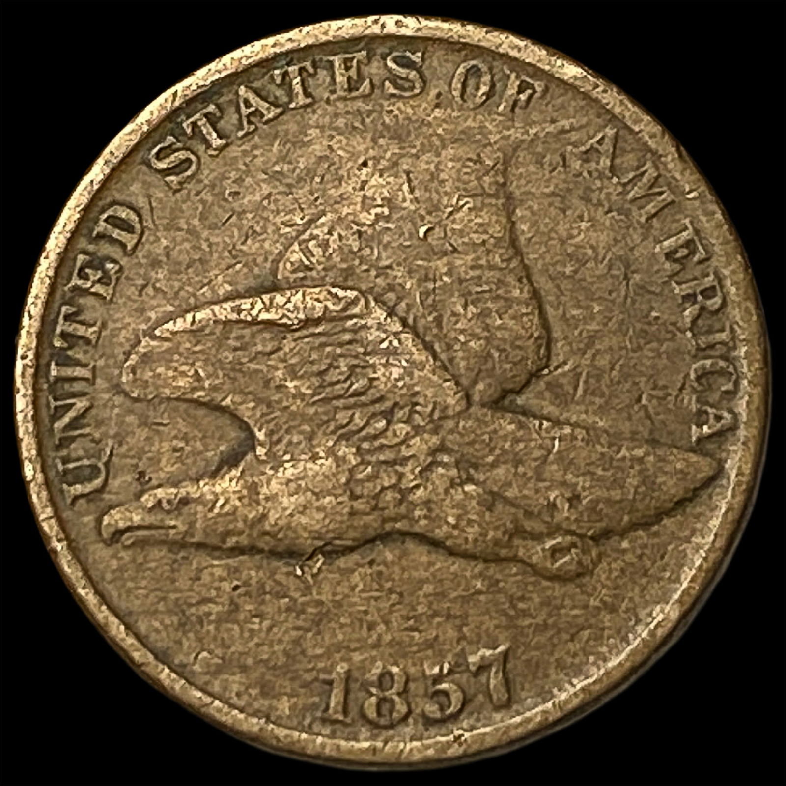 1857 Flying Eagle Cent LIGHTLY CIRCULATED: 1857 Flying Eagle Cent LIGHTLY CIRCULATED