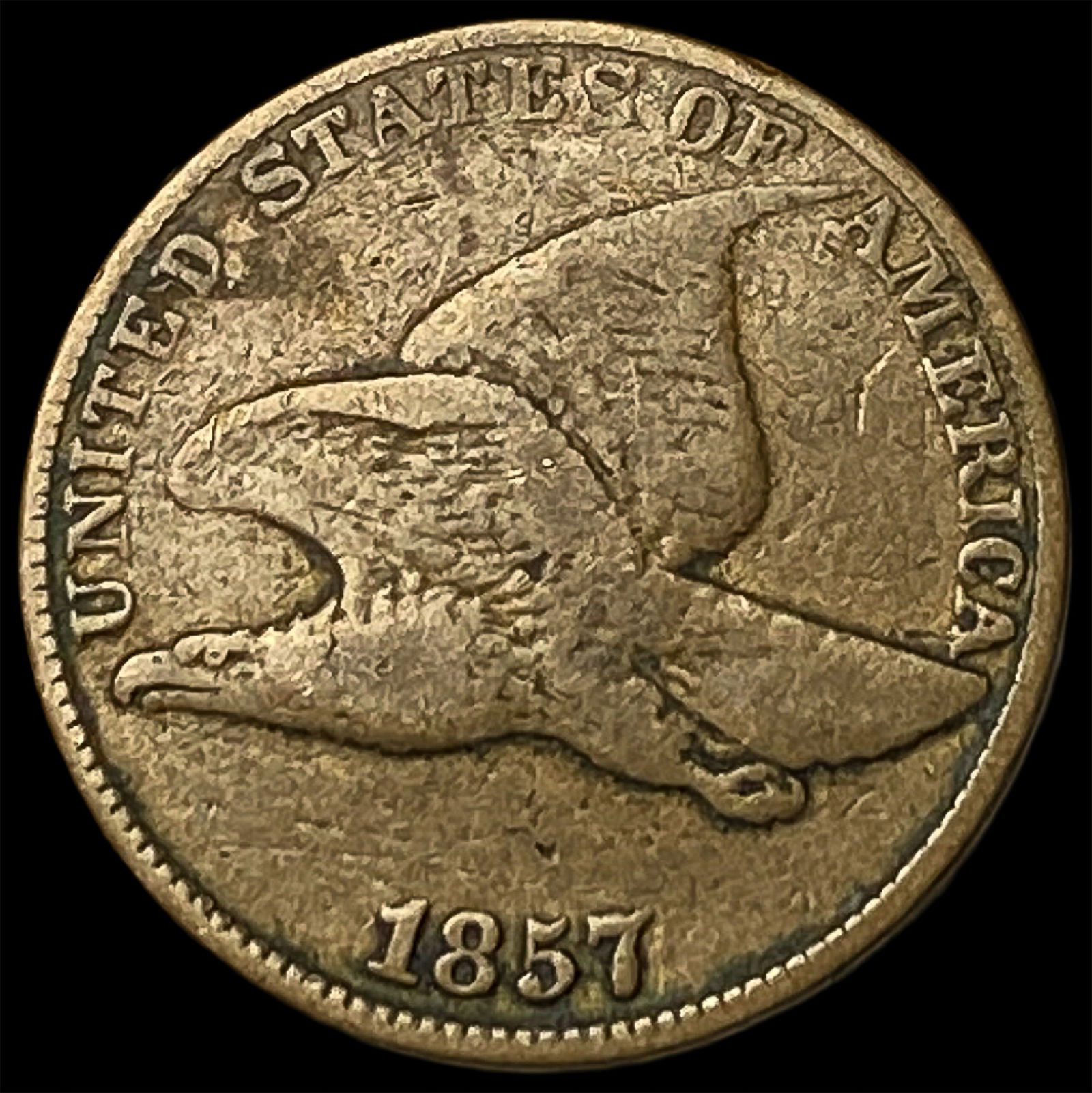 1857 Flying Eagle Cent LIGHTLY CIRCULATED: 1857 Flying Eagle Cent LIGHTLY CIRCULATED