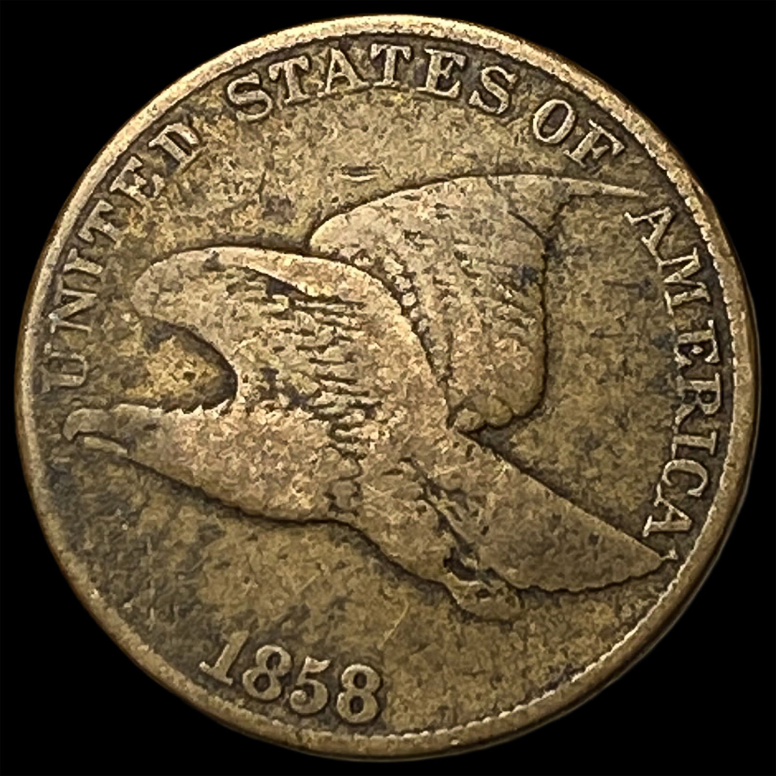 1858 Flying Eagle Cent LIGHTLY CIRCULATED: 1858 Flying Eagle Cent LIGHTLY CIRCULATED
