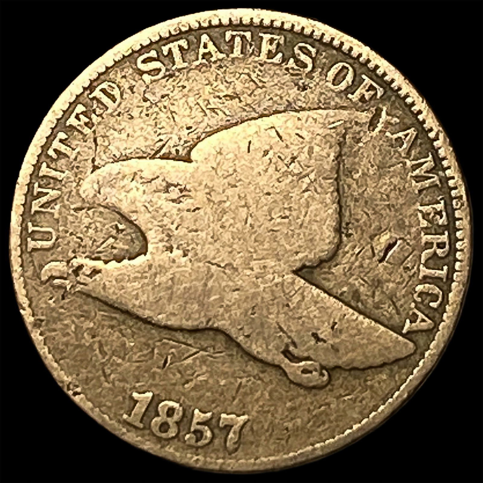 1857 Flying Eagle Cent LIGHTLY CIRCULATED: 1857 Flying Eagle Cent LIGHTLY CIRCULATED