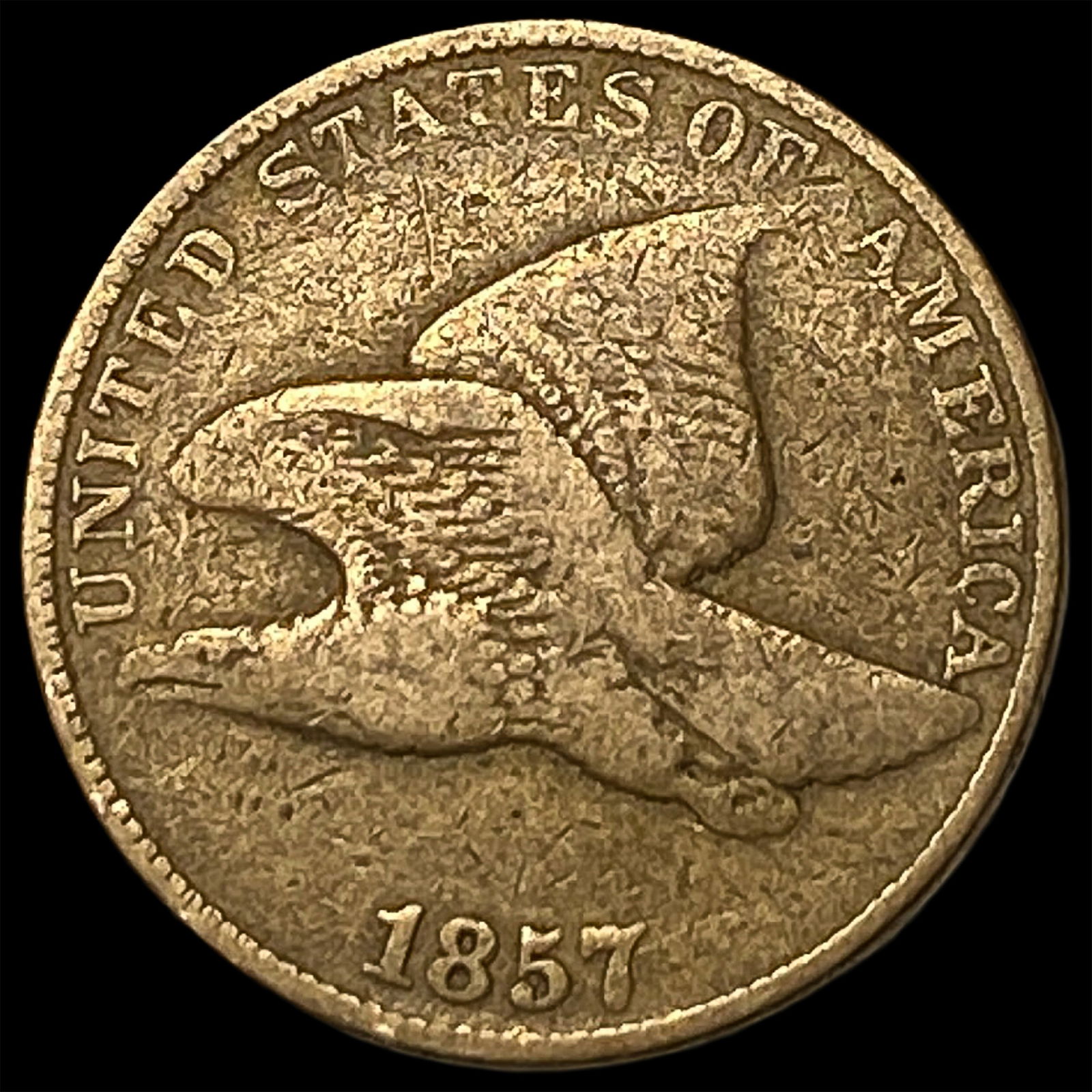 1857 Flying Eagle Cent LIGHTLY CIRCULATED: 1857 Flying Eagle Cent LIGHTLY CIRCULATED