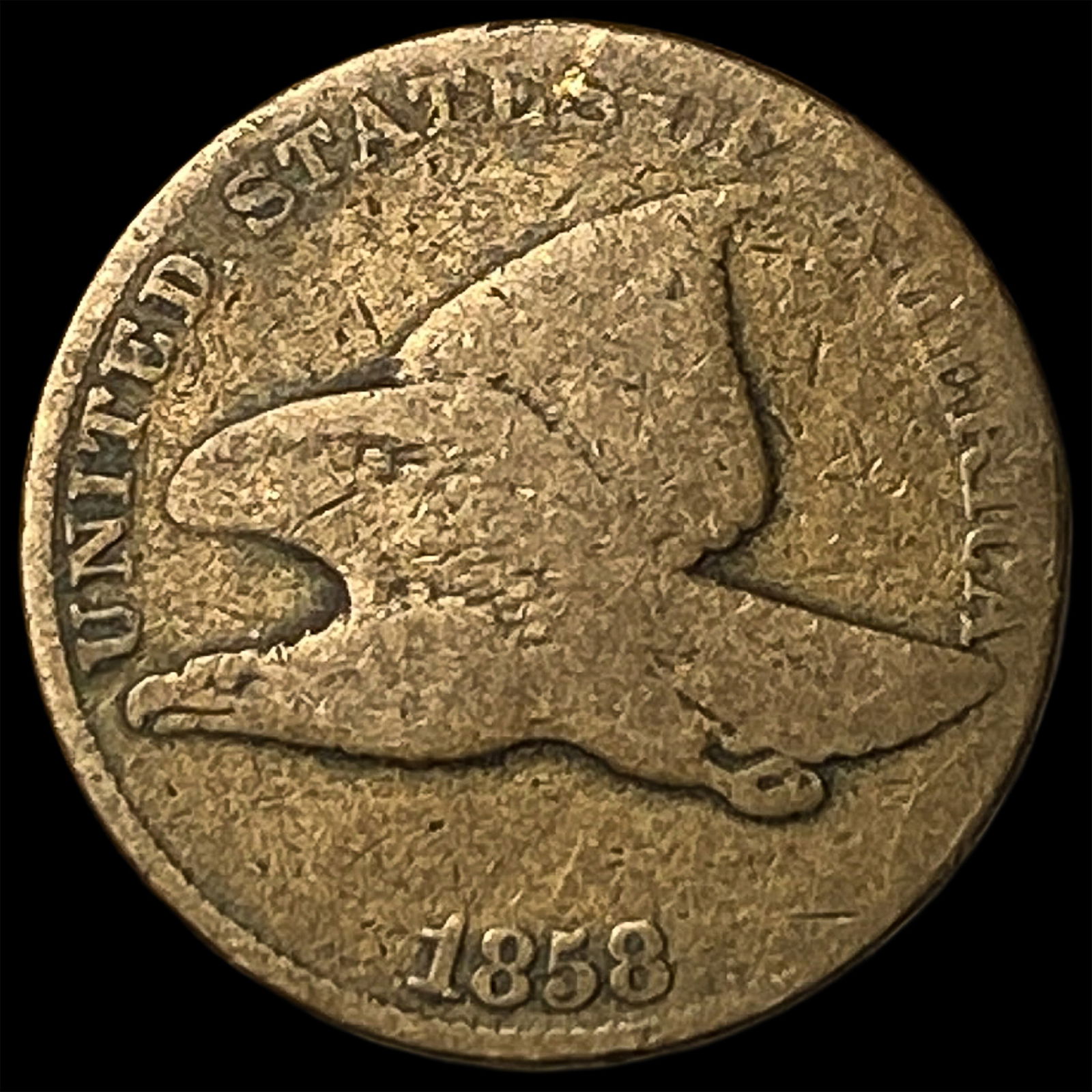 1858 Flying Eagle Cent LIGHTLY CIRCULATED: 1858 Flying Eagle Cent LIGHTLY CIRCULATED