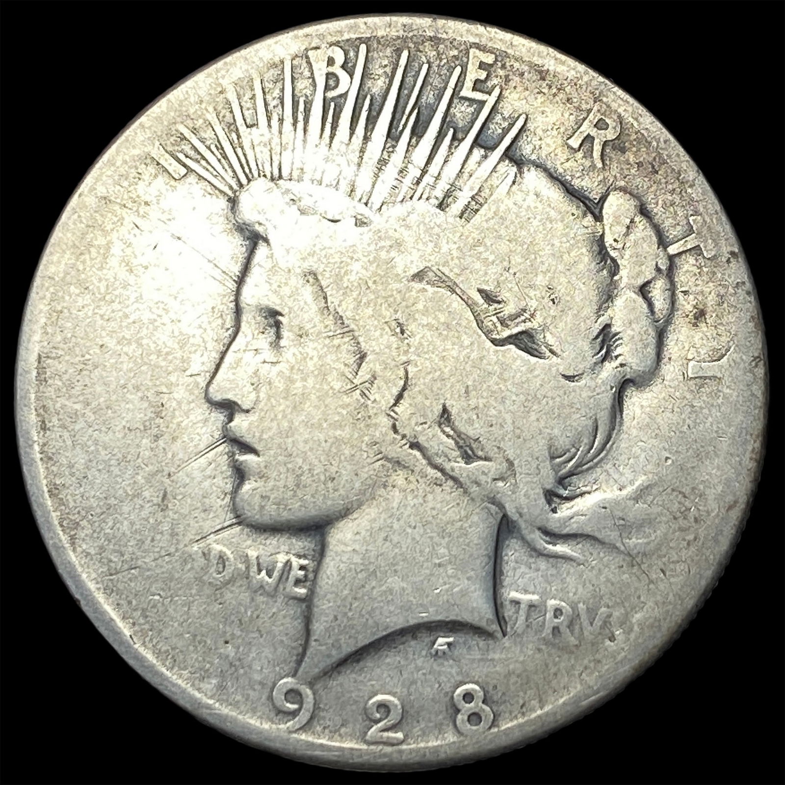 1928 Peace Silver Dollar NICELY CIRCULATED: 1928 Peace Silver Dollar NICELY CIRCULATED