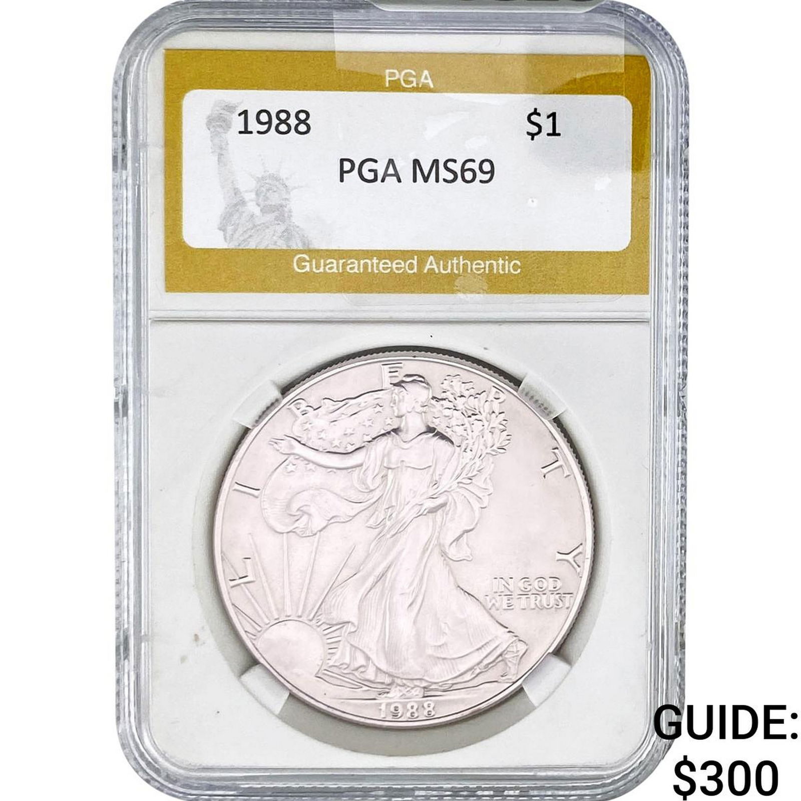 1988 Silver Eagle PGA MS69: 1988 Silver Eagle PGA MS69