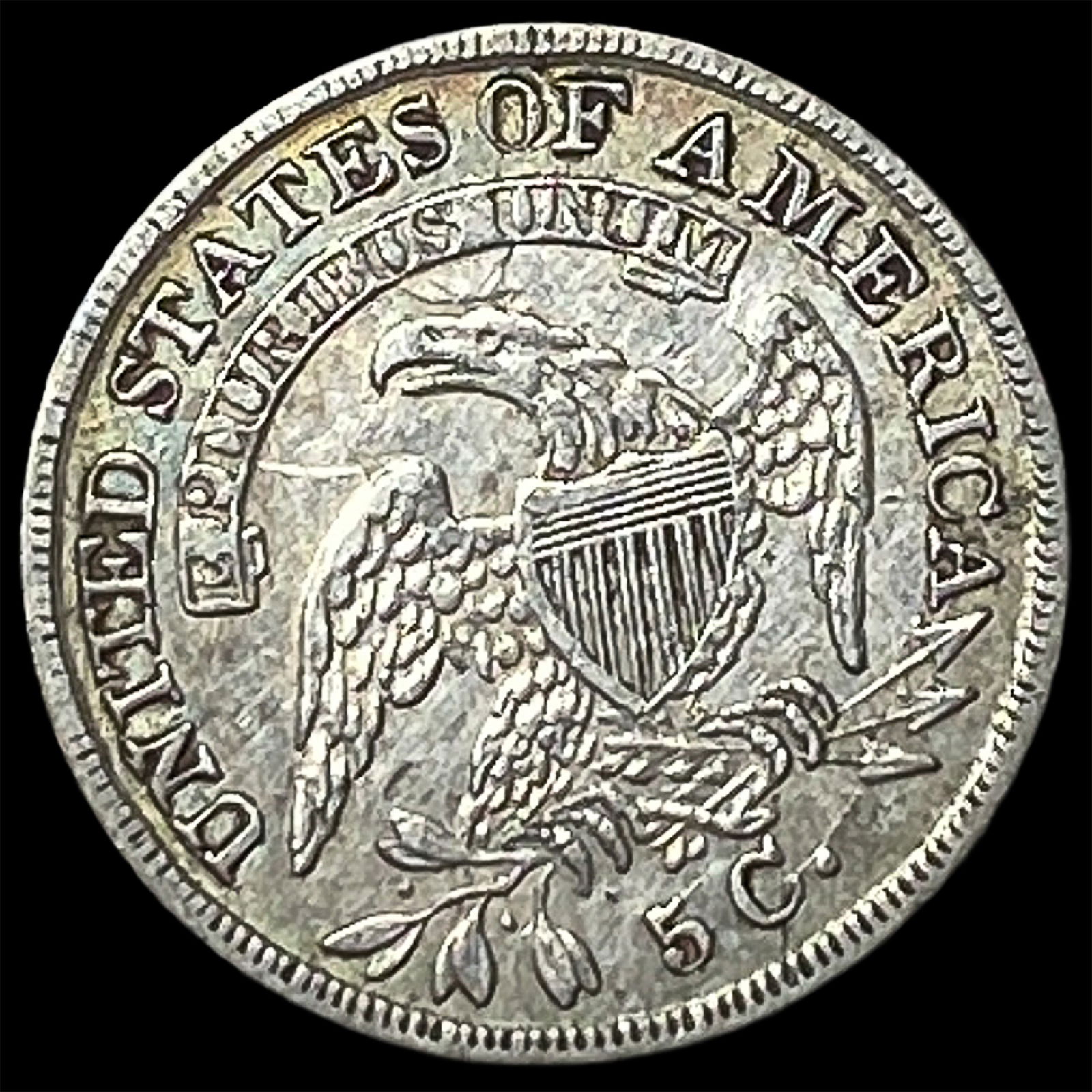 1836 Capped Bust Half Dime CLOSELY UNCIRCULATED - 2