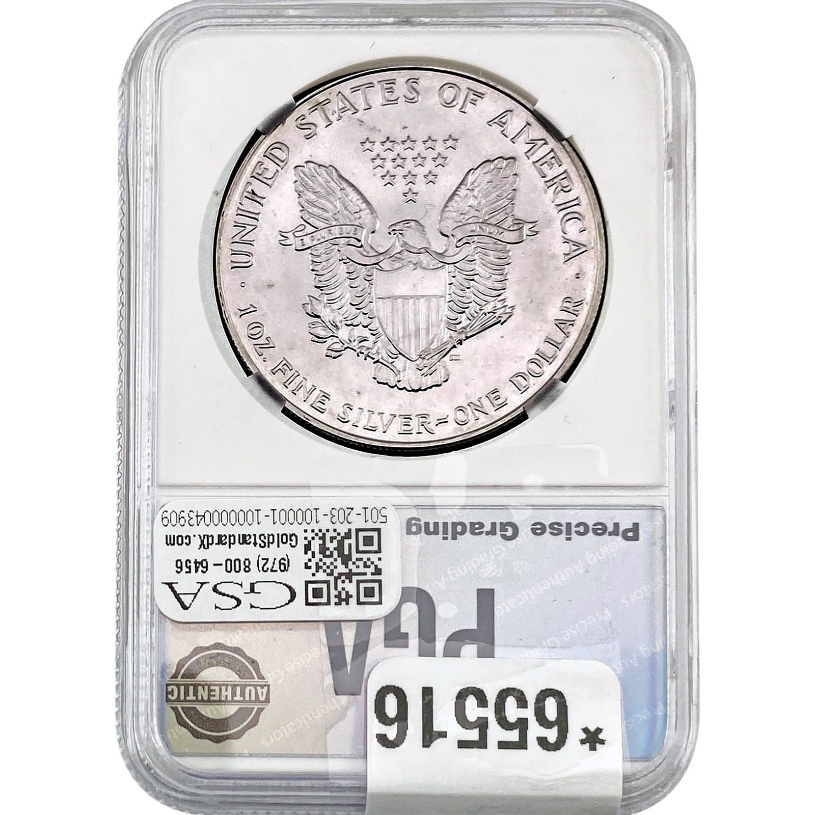 1993 Silver Eagle PGA MS70 - 2
