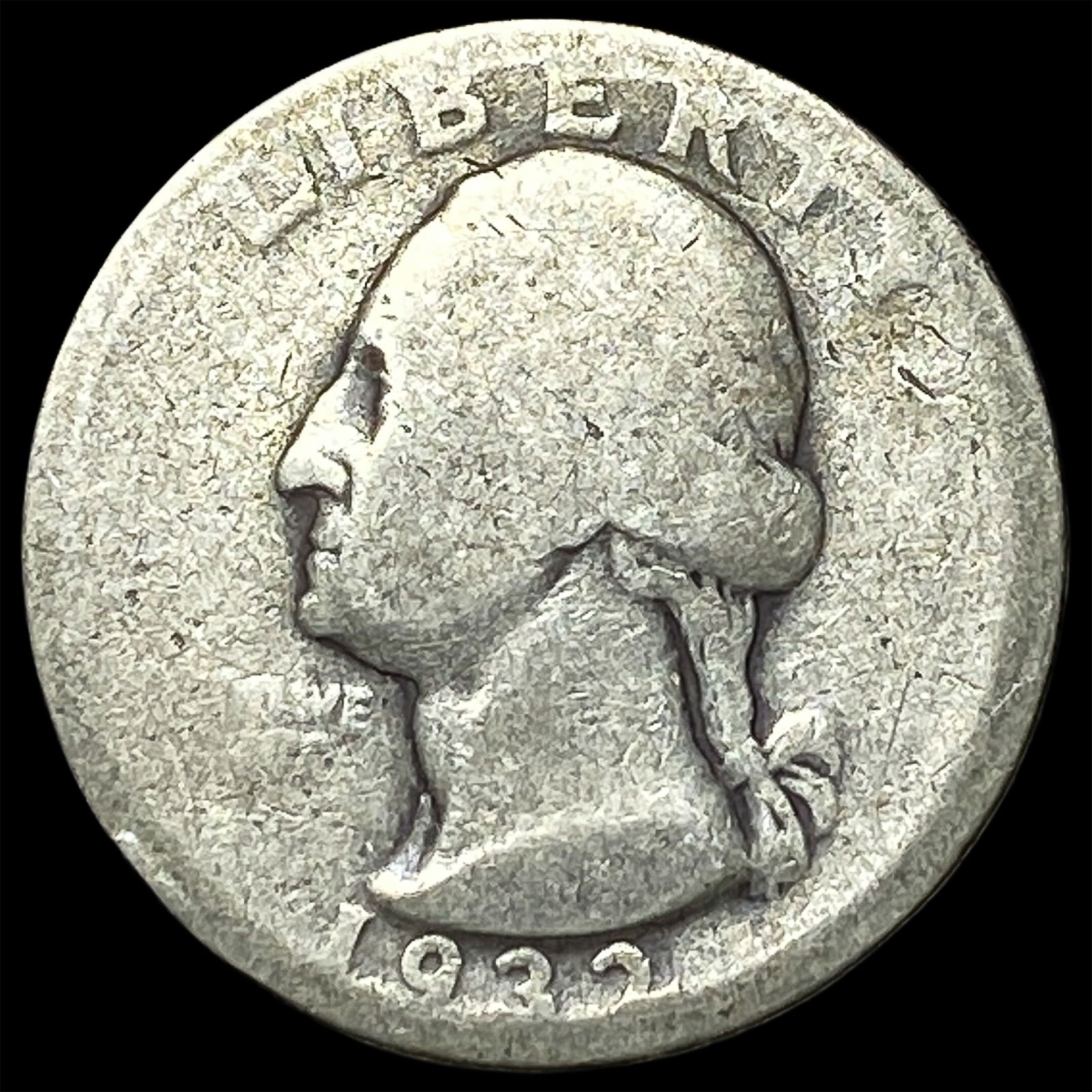 1932-D Silver Washington Quarter NICELY CIRCULATED: 1932-D Silver Washington Quarter NICELY CIRCULATED