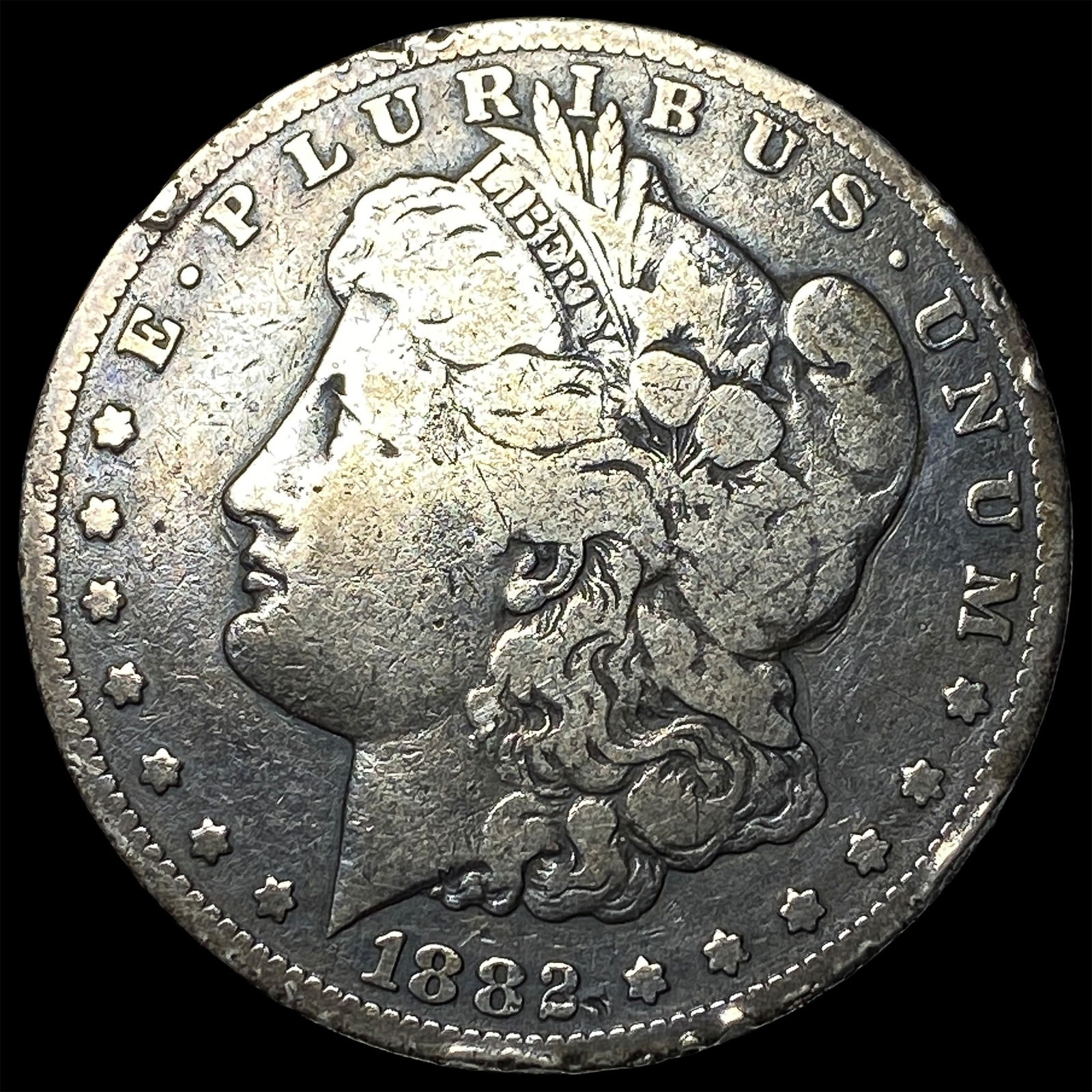 1882-CC Morgan Silver Dollar NICELY CIRCULATED (1 of 2)