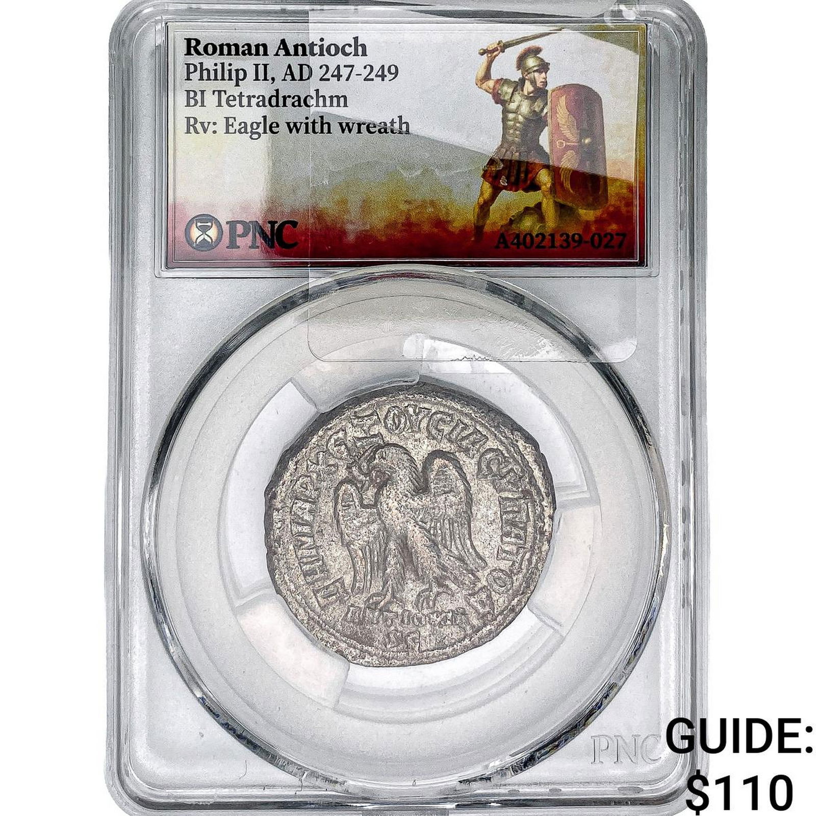 Roman Antioch Philip II 247-249 AD Bi-Tetradrachm PNC: Roman Antioch Philip II 247-249 AD Bi-Tetradrachm PNC