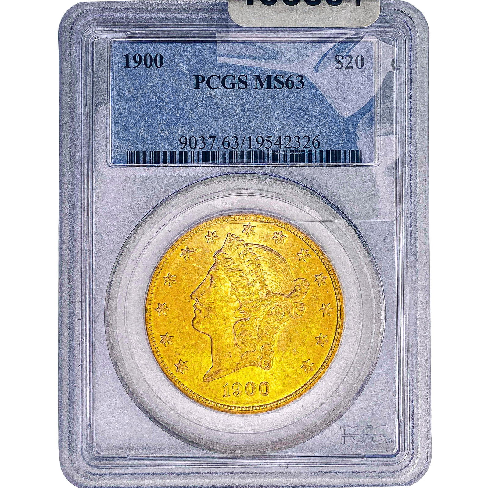 1900 $20 Gold Double Eagle PCGS MS63: 1900 $20 Gold Double Eagle PCGS MS63