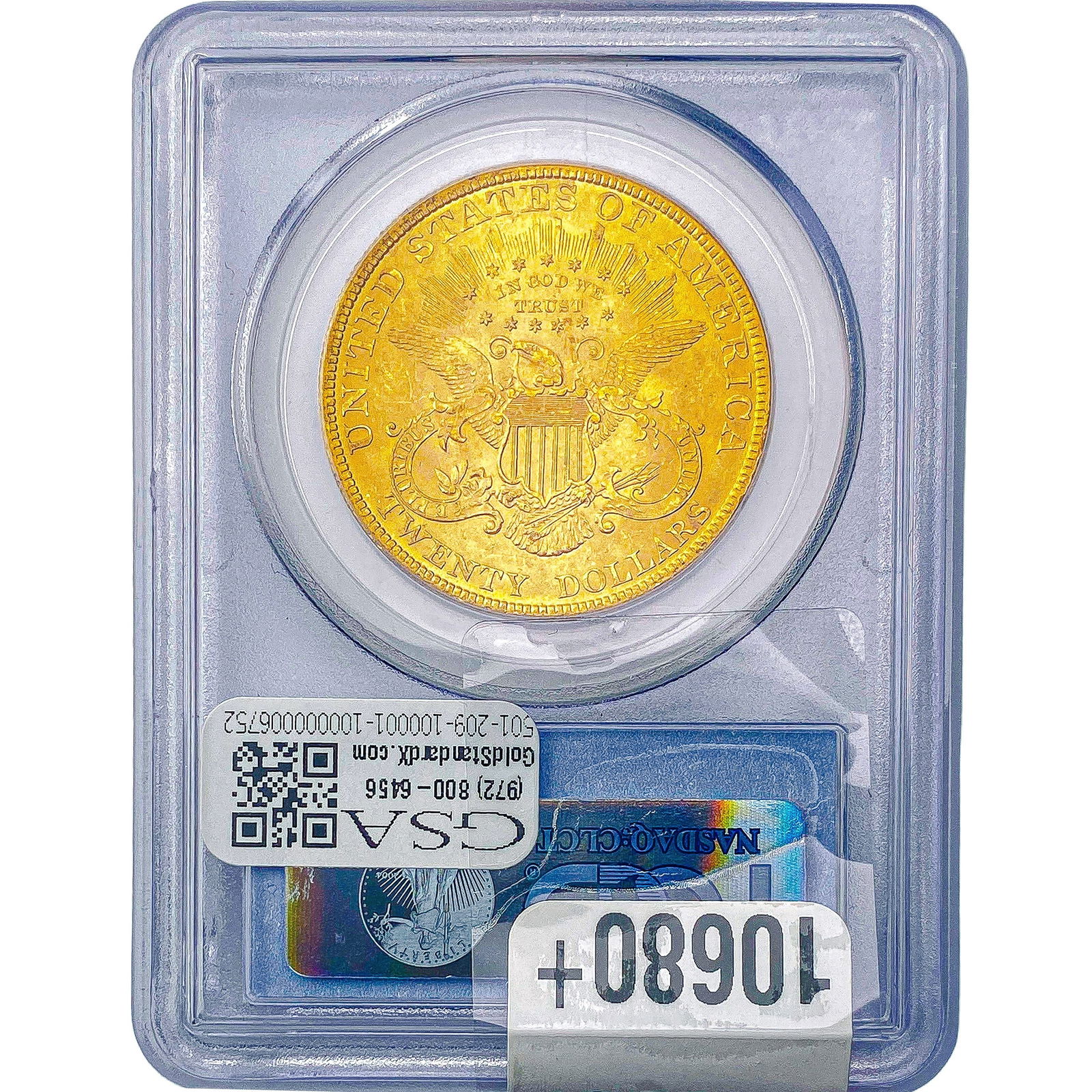 1900 $20 Gold Double Eagle PCGS MS63 - 2