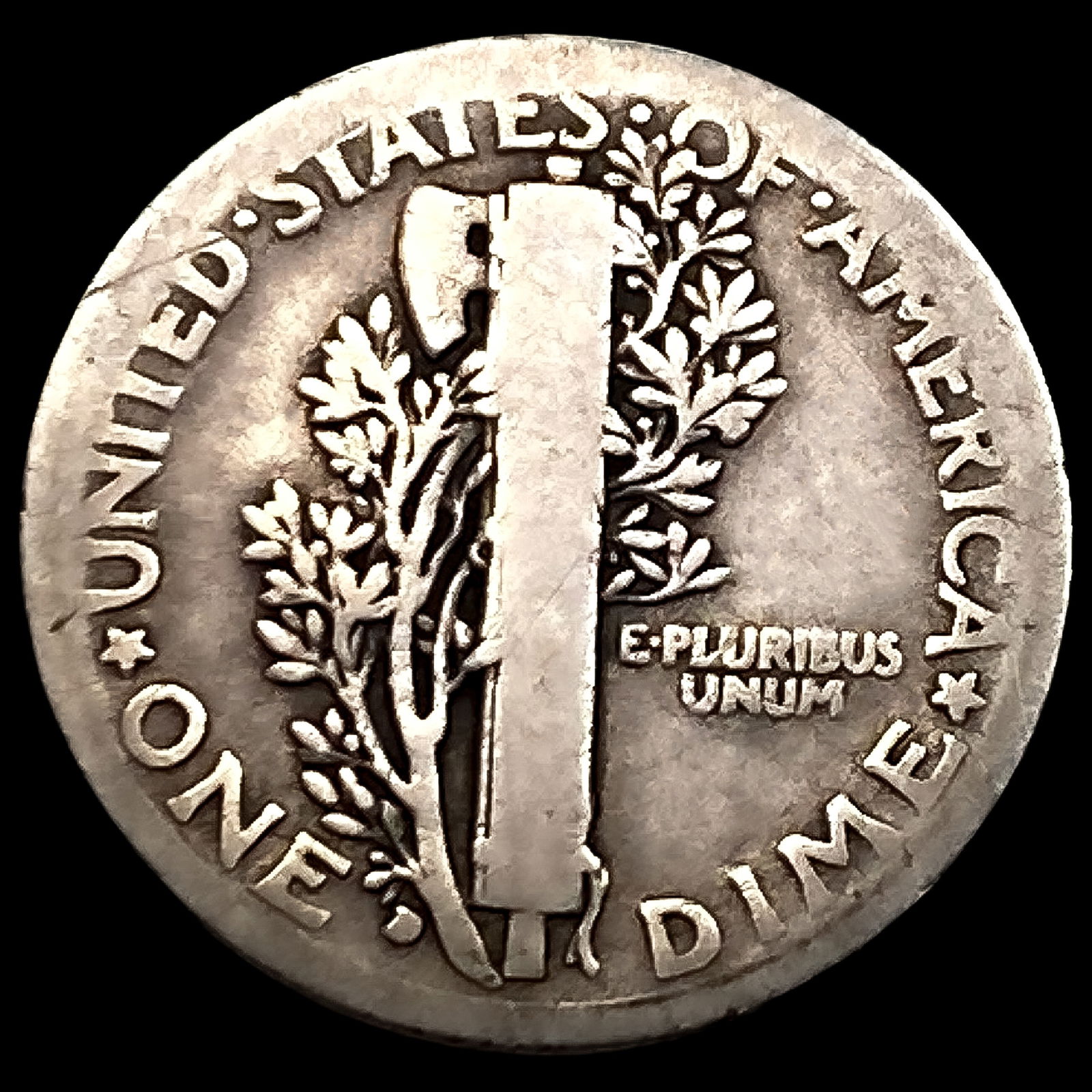 1916-D Mercury Dime NICELY CIRCULATED - 2