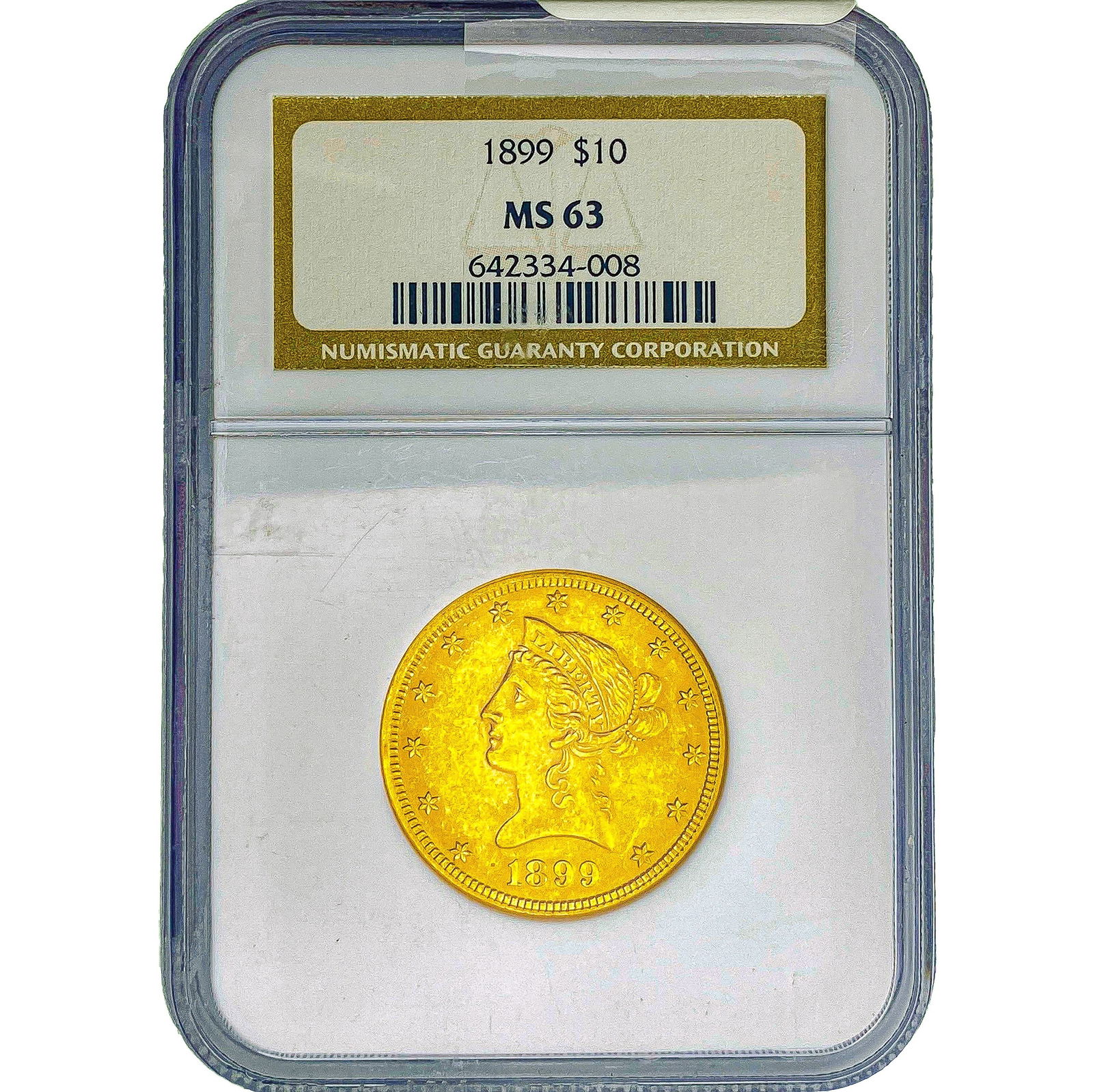 1899 $10 Gold Eagle NGC MS63 (1 of 2)