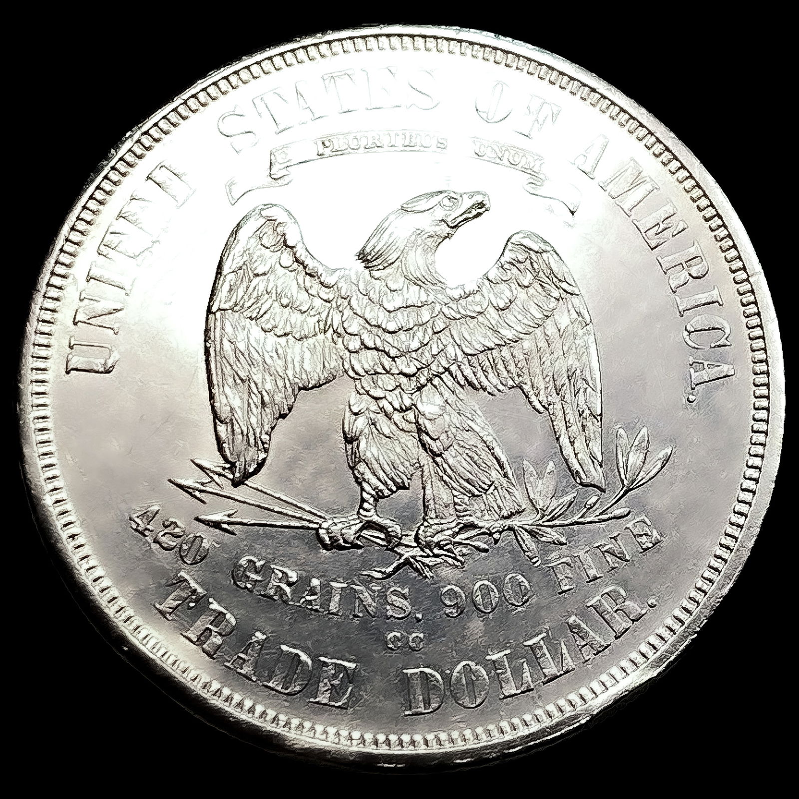 1874-CC Silver Trade Dollar UNCIRCULATED - 2
