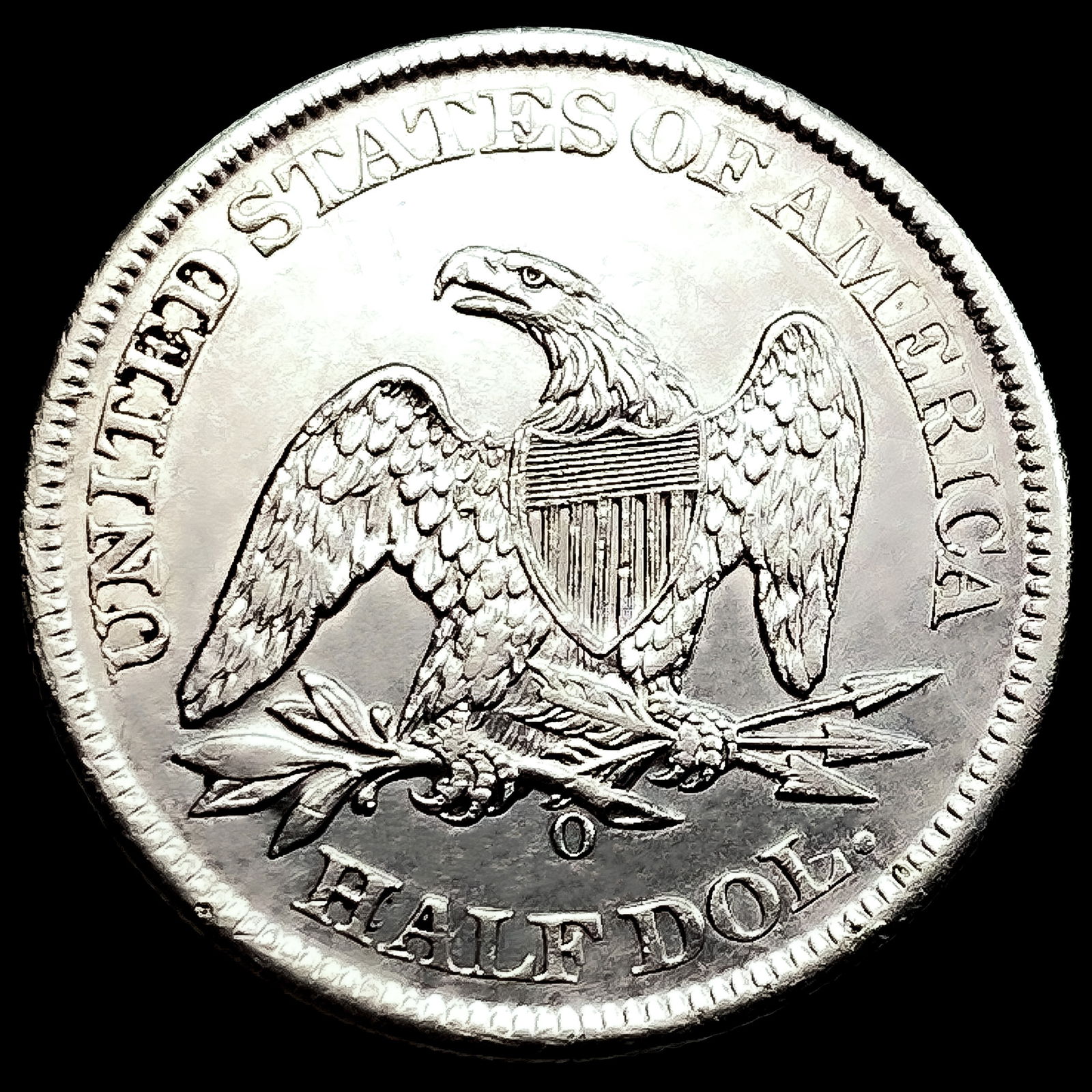 1861-O Seated Liberty Half Dollar CHOICE AU - 2