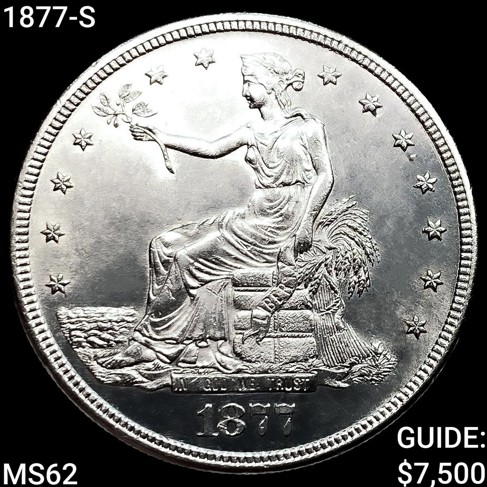 1877-S Silver Trade Dollar UNCIRCULATED: 1877-S Silver Trade Dollar UNCIRCULATED