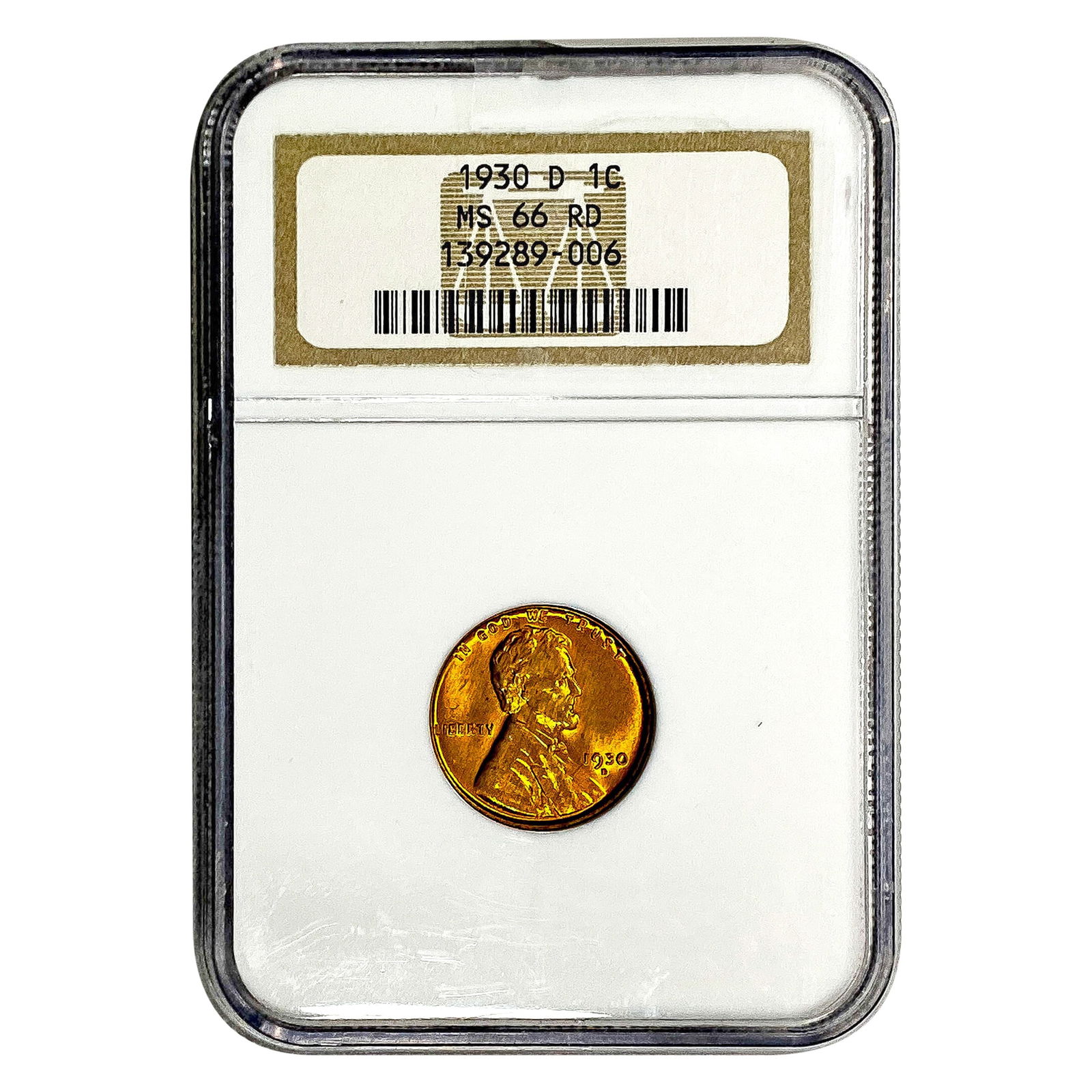 1930-D Wheat Cent NGC MS66 RD (1 of 2)