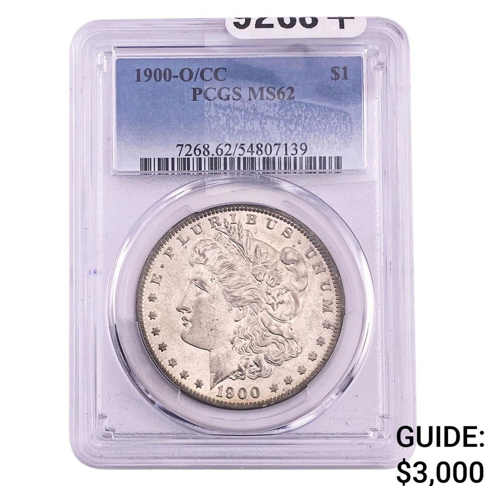 1900-O/CC Morgan Silver Dollar PCGS MS62: 1900-O/CC Morgan Silver Dollar PCGS MS62