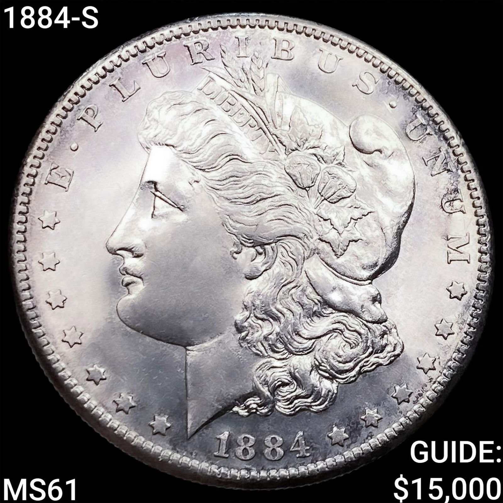 1884-S Morgan Silver Dollar UNCIRCULATED (1 of 2)