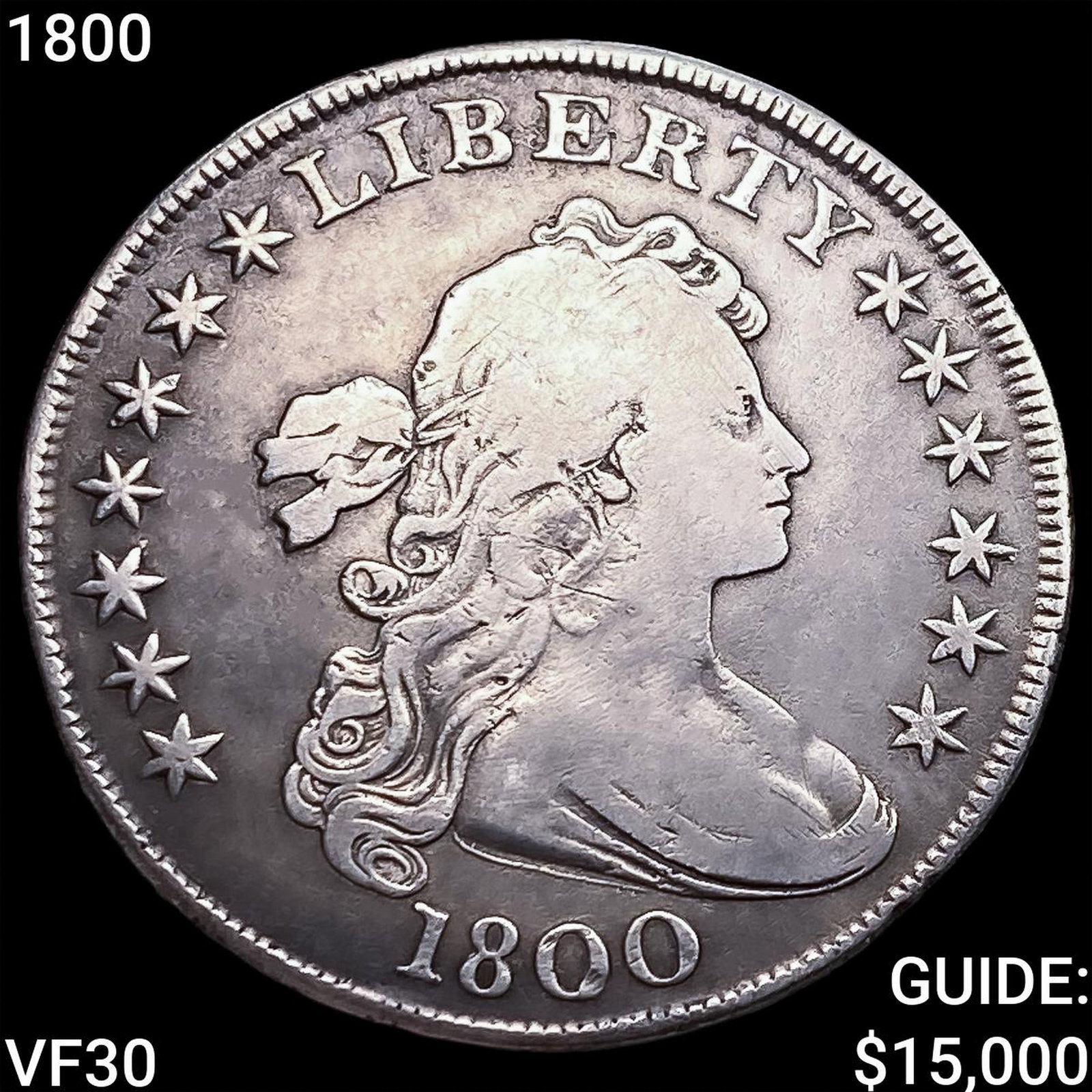 1800 Draped Bust Dollar LIGHTLY CIRCULATED: 1800 Draped Bust Dollar LIGHTLY CIRCULATED