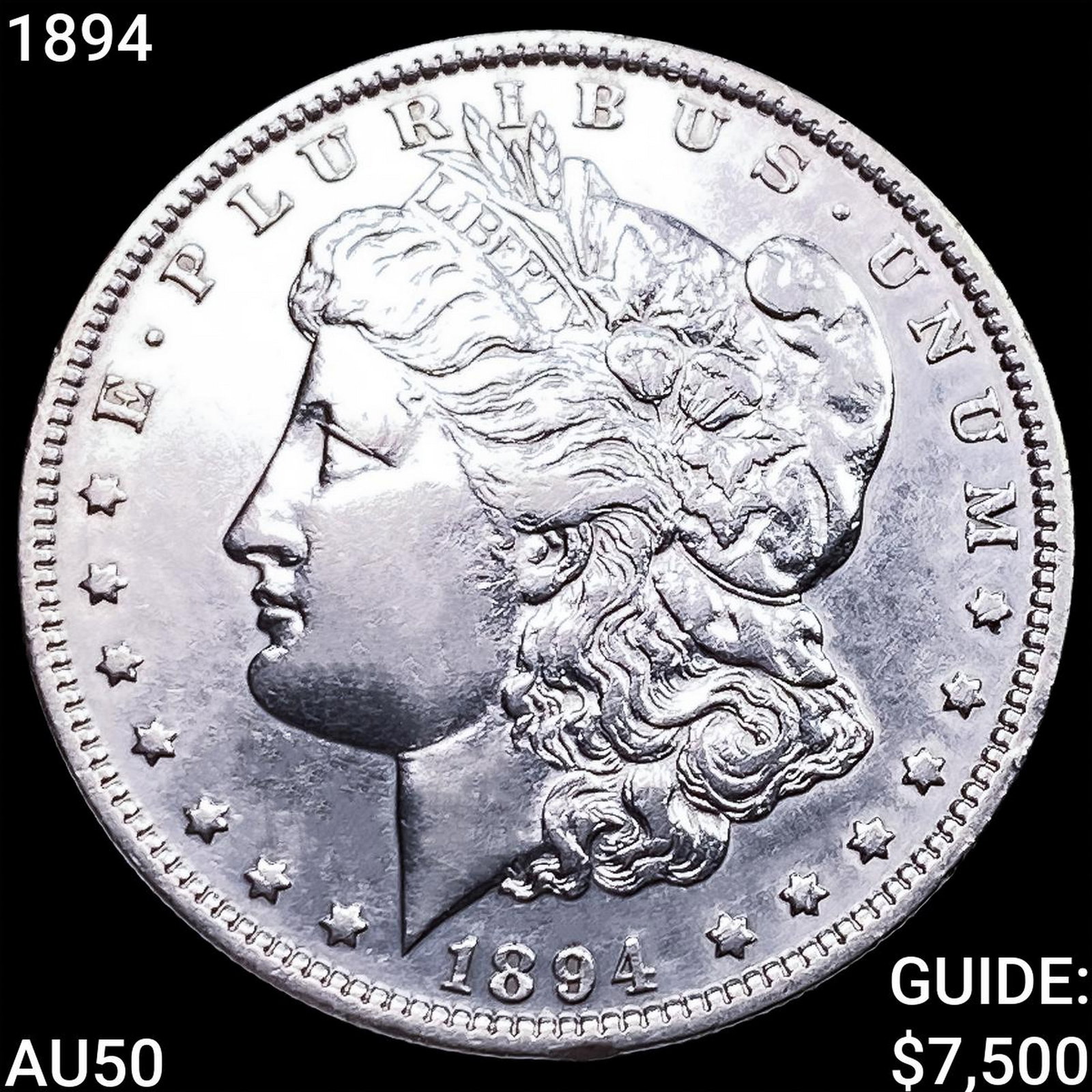 1894 Morgan Silver Dollar CLOSELY UNCIRCULATED: 1894 Morgan Silver Dollar CLOSELY UNCIRCULATED