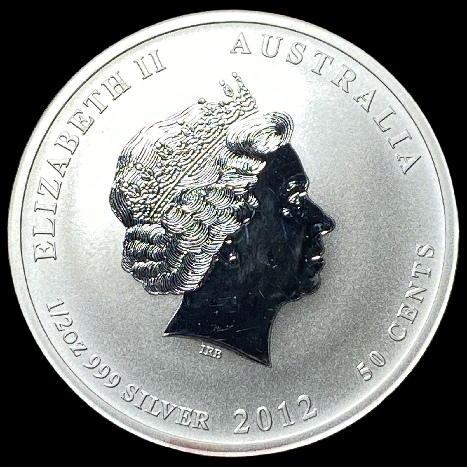 2012 Australia 1/2oz Silver 50 Cents SUPERB GEM BU: 2012 Australia 1/2oz Silver 50 Cents SUPERB GEM BU
