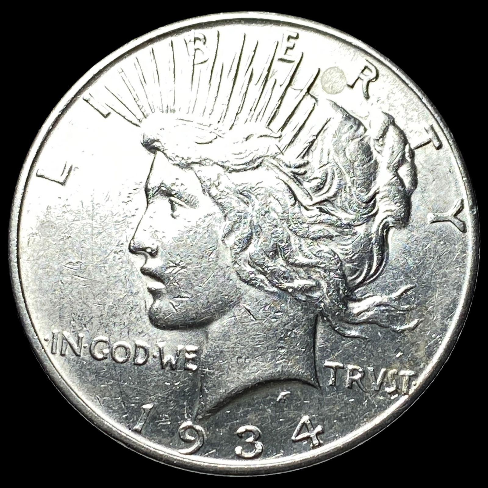 1934-D Silver Peace Dollar CHOICE AU (1 of 2)
