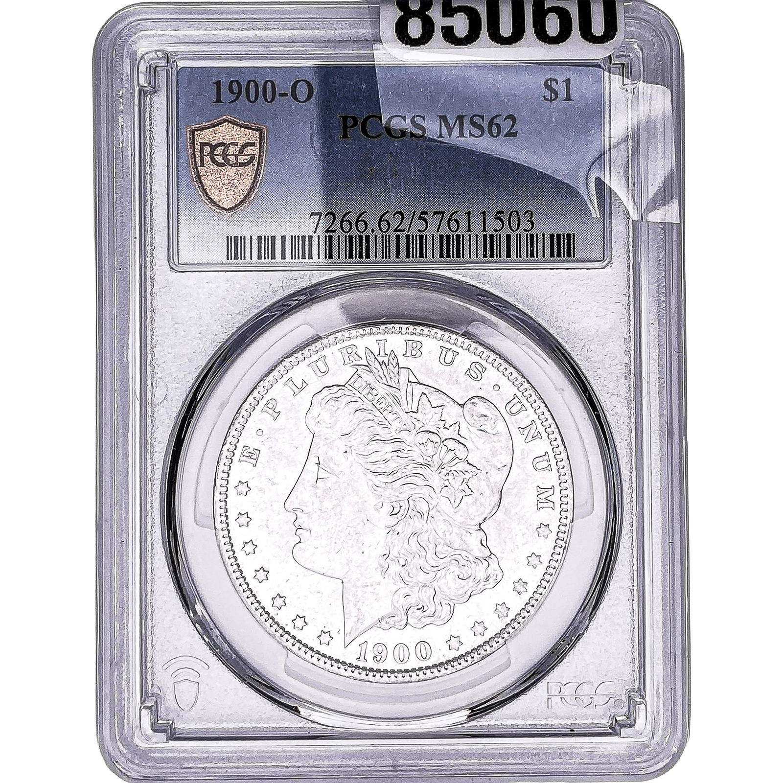 1900-O Morgan Silver Dollar PCGS MS62: 1900-O Morgan Silver Dollar PCGS MS62