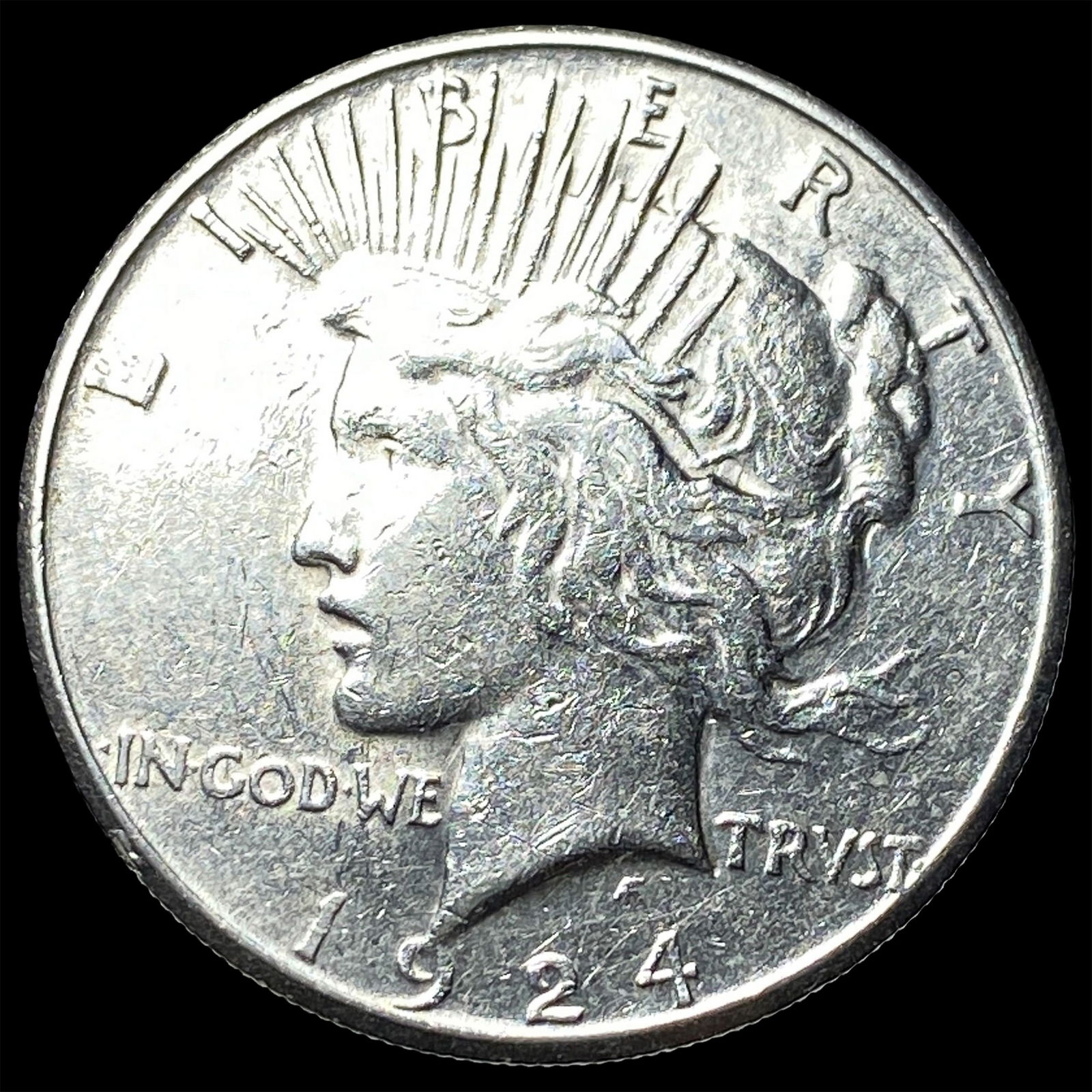 1925 Silver Stone Mountain Half Dollar CLOSELY UNCIRCULATED: 1925 Silver Stone Mountain Half Dollar CLOSELY UNCIRCULATED