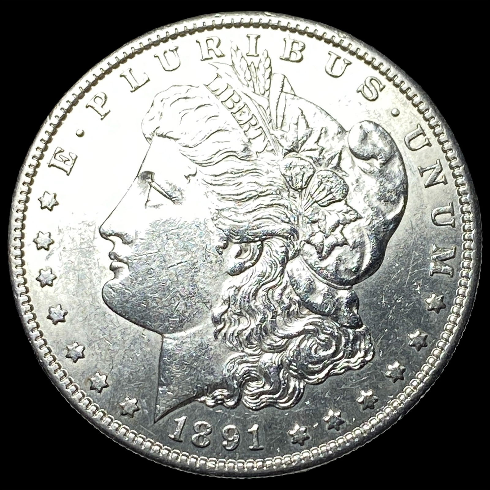 1891 Morgan Silver Dollar UNCIRCULATED: 1891 Morgan Silver Dollar UNCIRCULATED