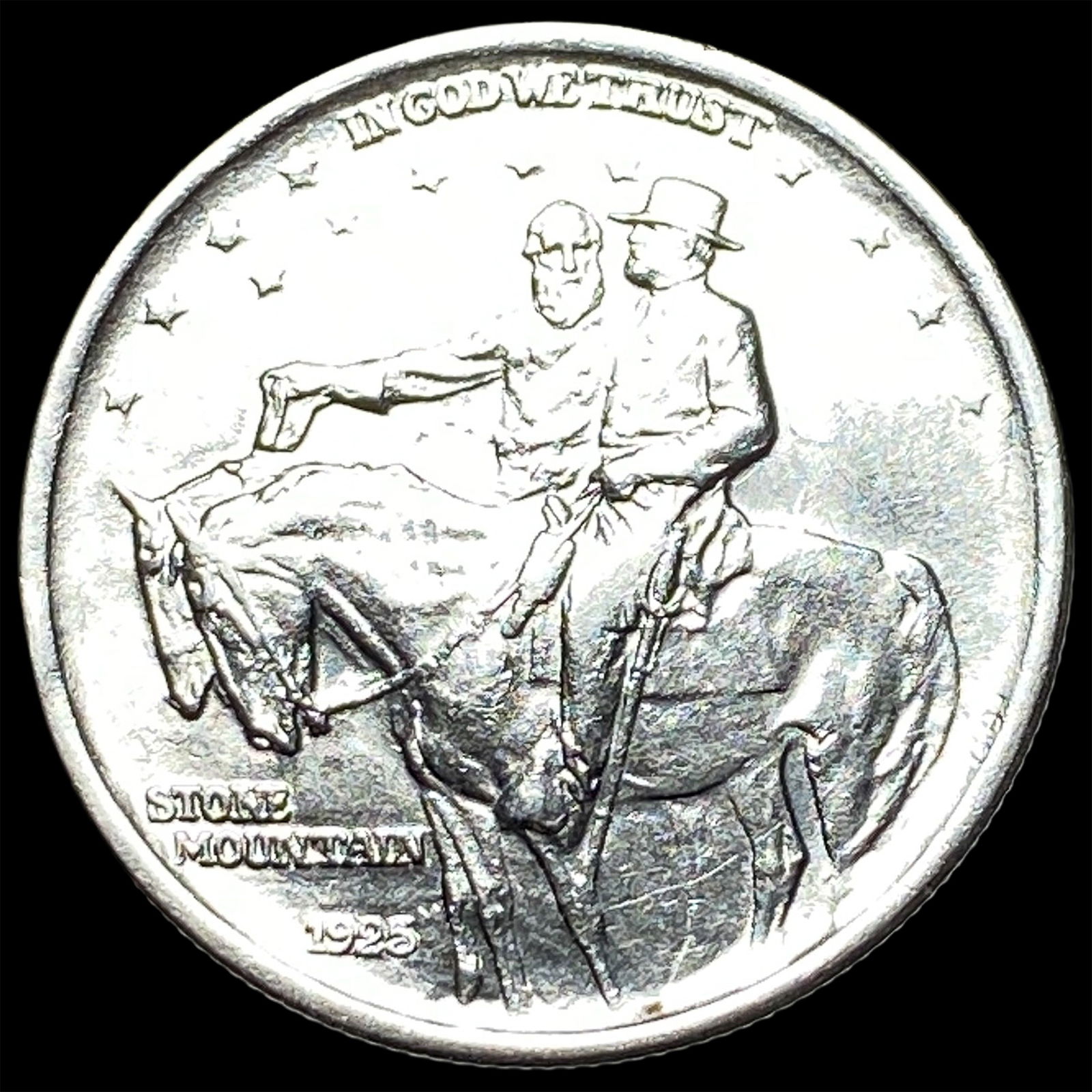 1925 Stone Mountain Silver Half Dollar CLOSELY UNCIRCULATED (1 of 2)