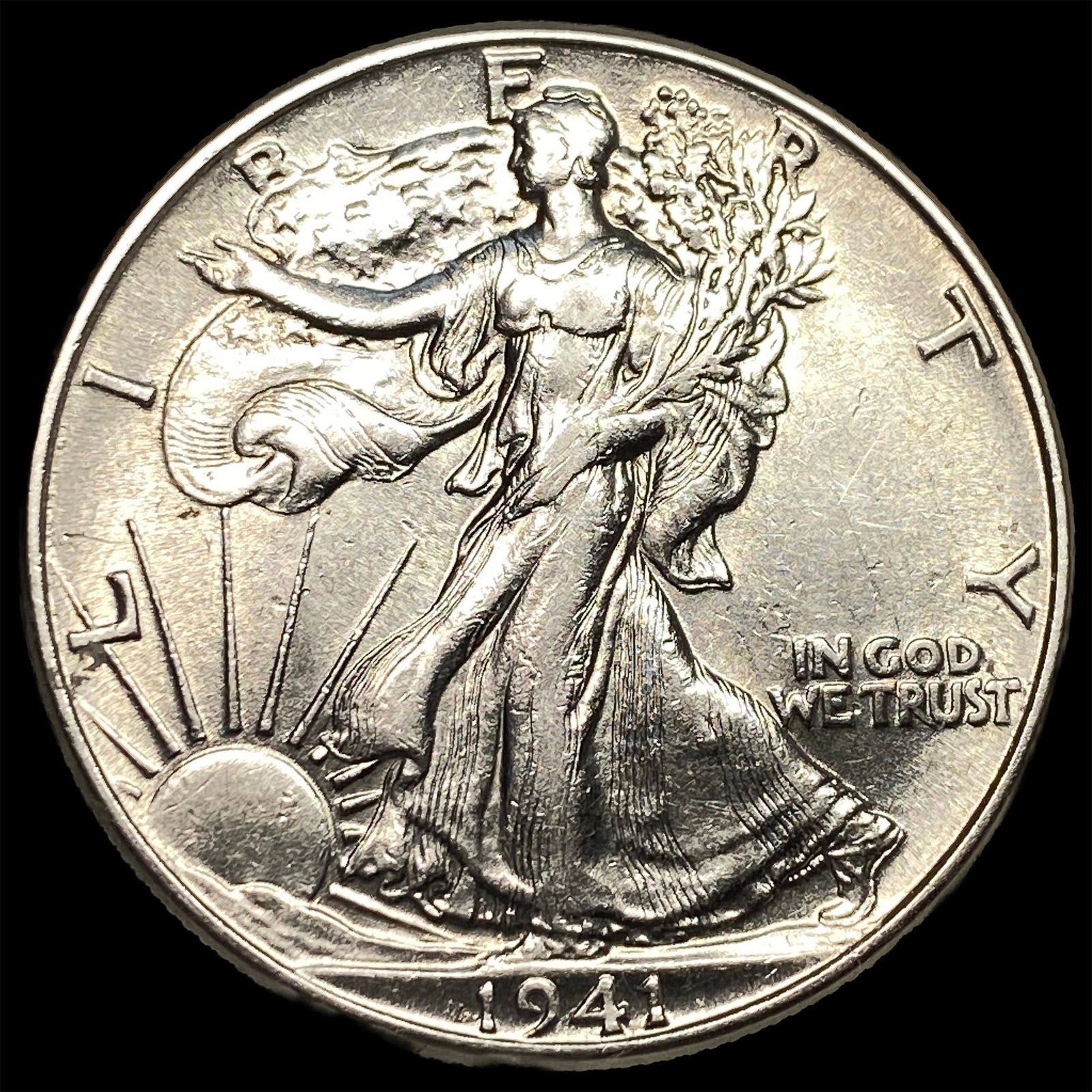1941 Walking Liberty Half Dollar CLOSELY UNCIRCULATED (1 of 2)