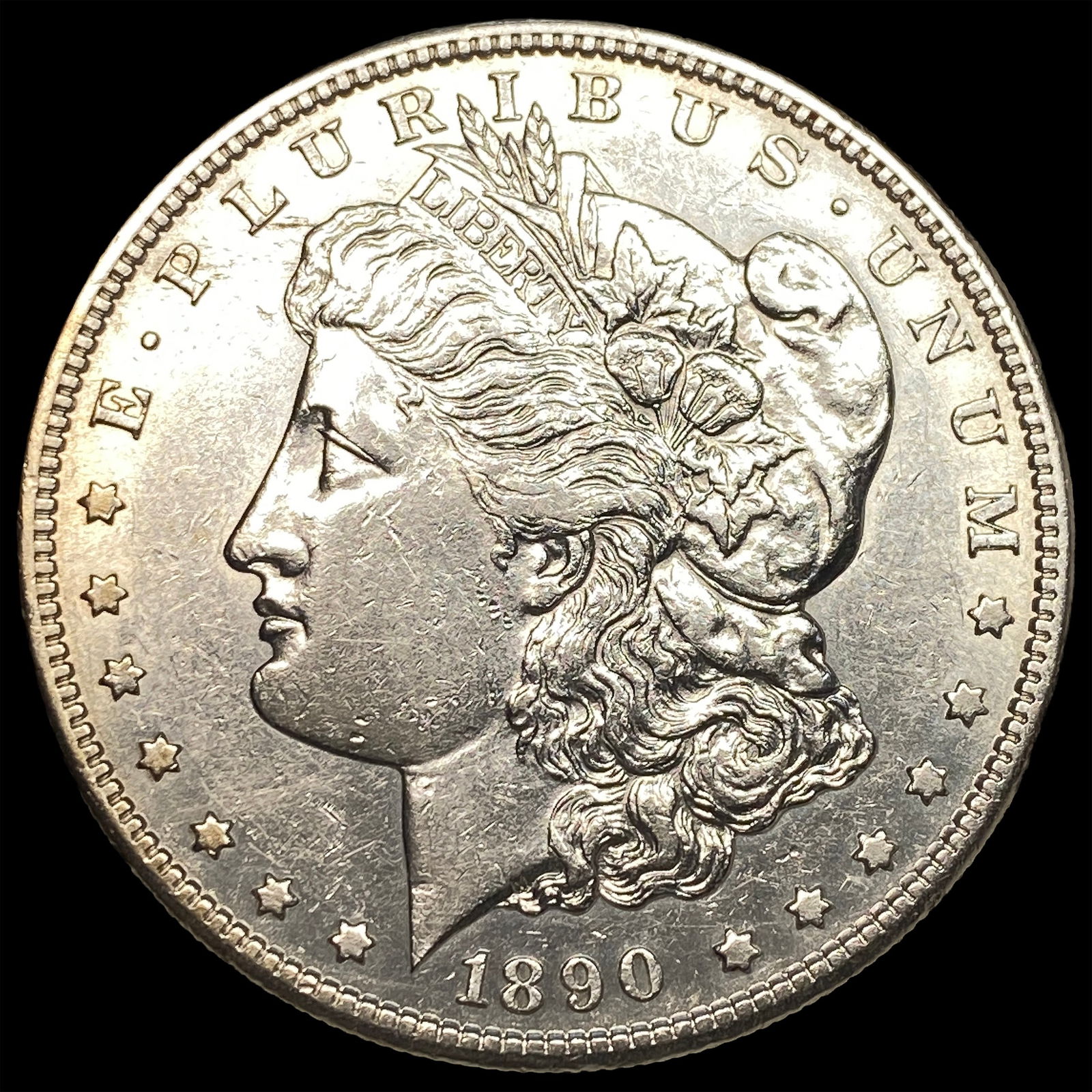 1890-S Silver Morgan Dollar CLOSELY UNCIRCULATED: 1890-S Silver Morgan Dollar CLOSELY UNCIRCULATED