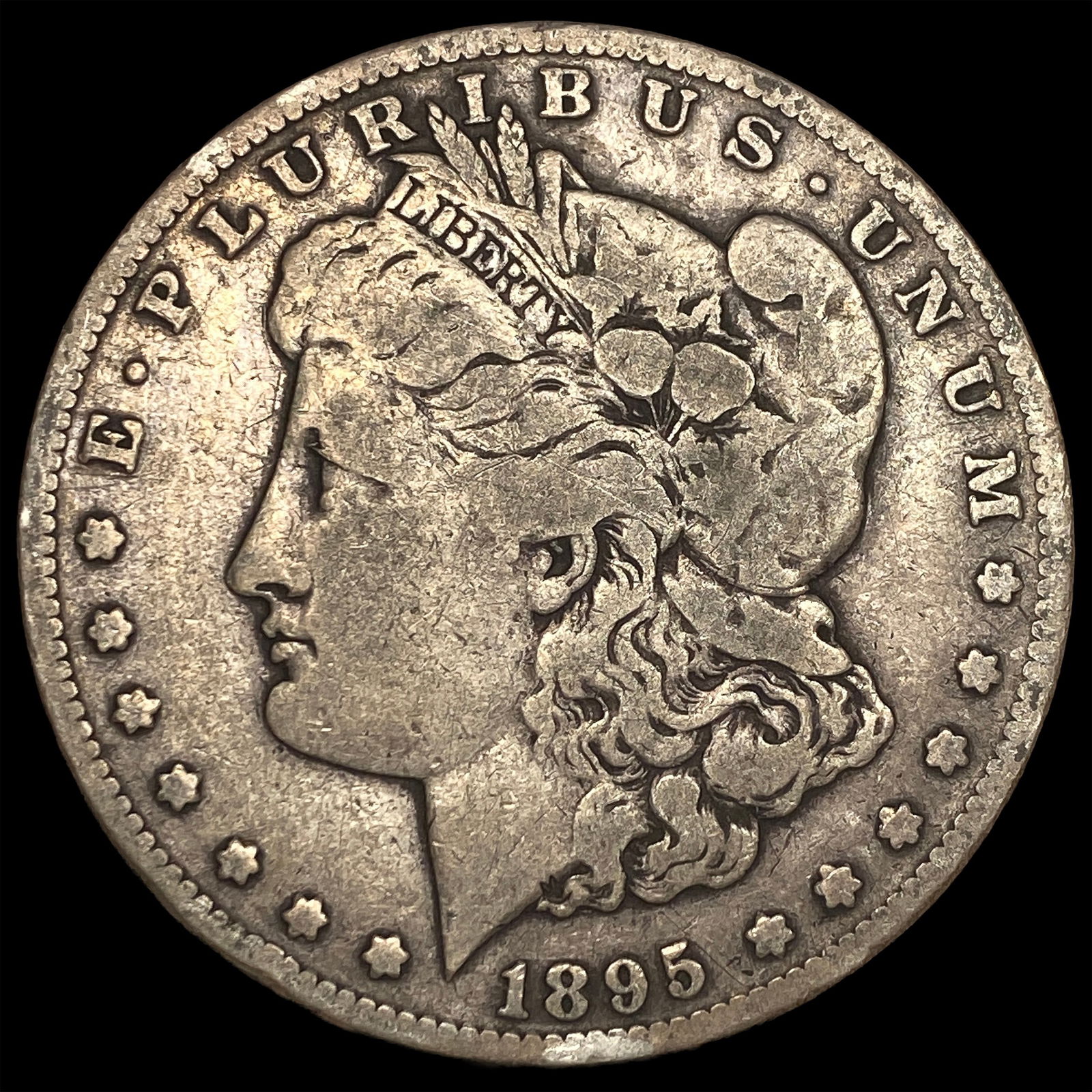 1895-S Silver Morgan Dollar LIGHTLY CIRCULATED: 1895-S Silver Morgan Dollar LIGHTLY CIRCULATED