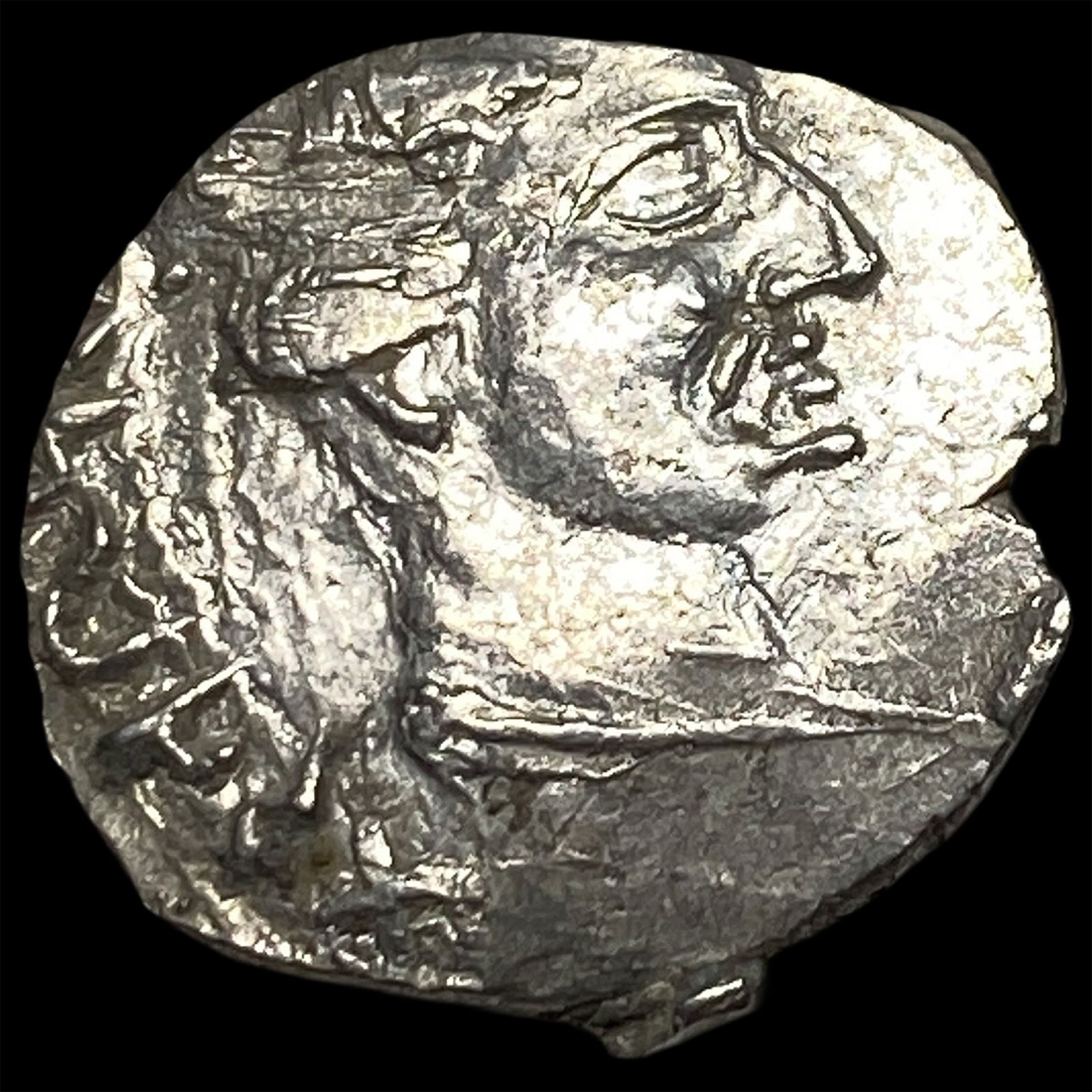 Ancient Indian Nahapana 78-40 BC Silver Drachm CLOSELY UNCIRCULATED (1 of 2)