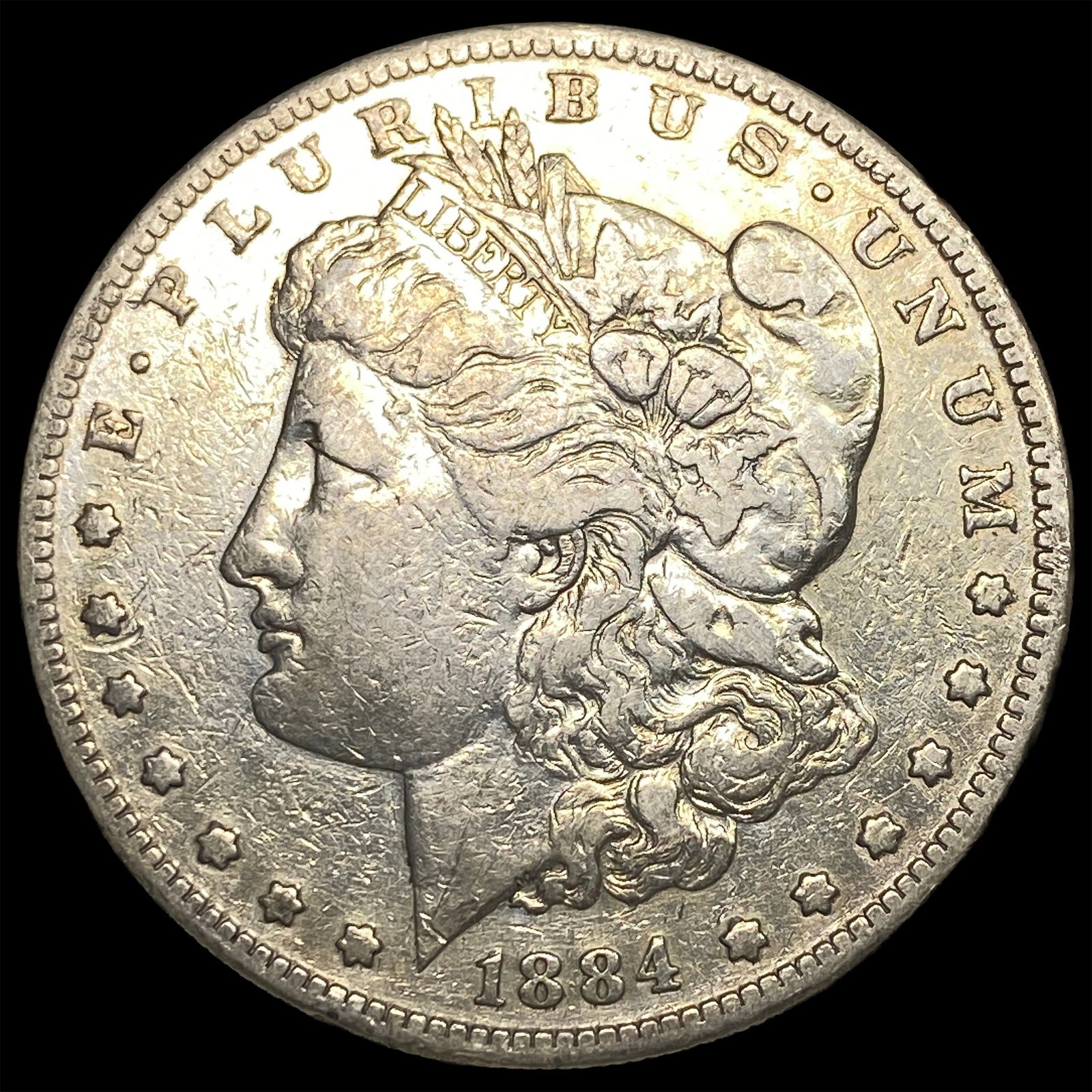 1884-S Silver Morgan Dollar NEARLY UNCIRCULATED (1 of 2)