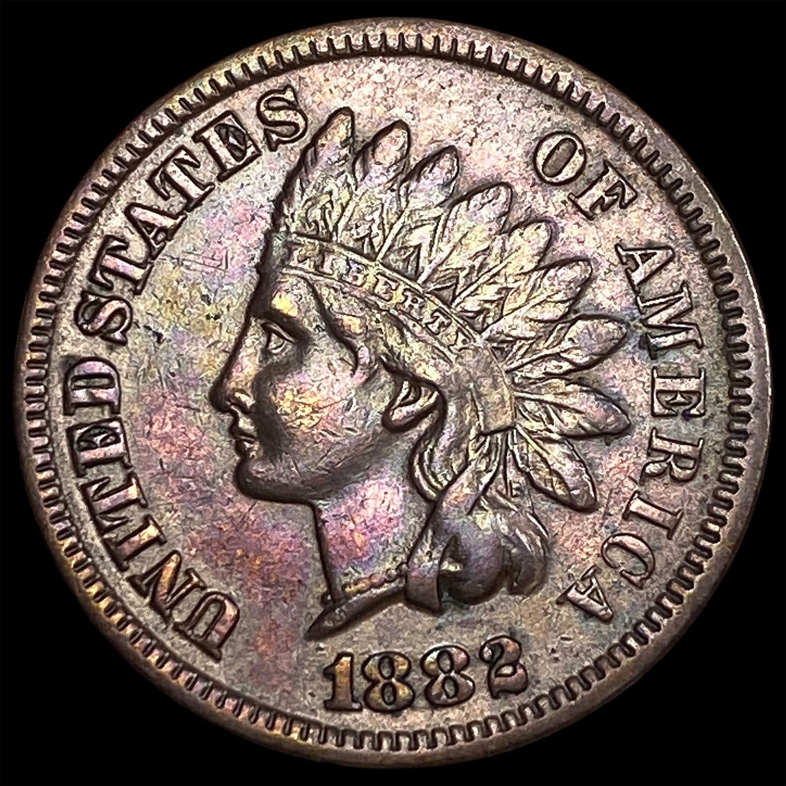 1882 Indian Head Cent CLOSELY UNCIRCULATED (1 of 2)