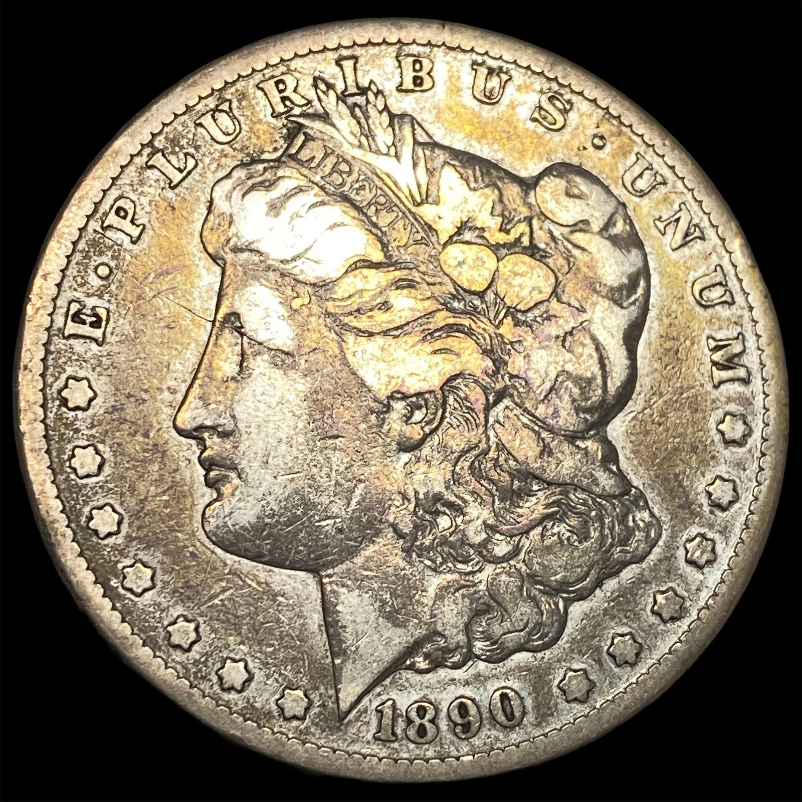 1890-CC Silver Morgan Dollar LIGHTLY CIRCULATED (1 of 2)