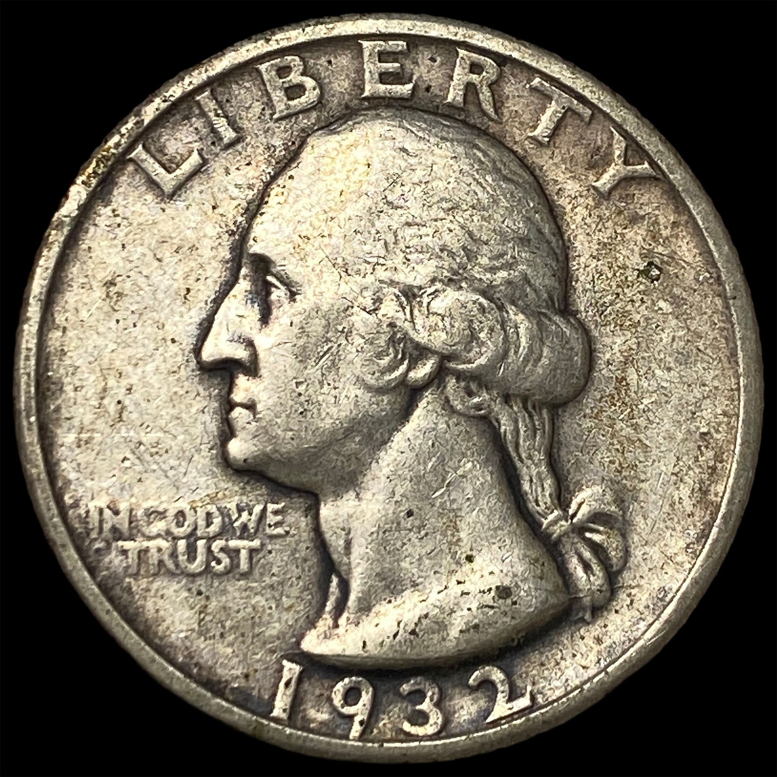 1932-S Silver Washington Quarter NEARLY UNCIRCULATED (1 of 2)