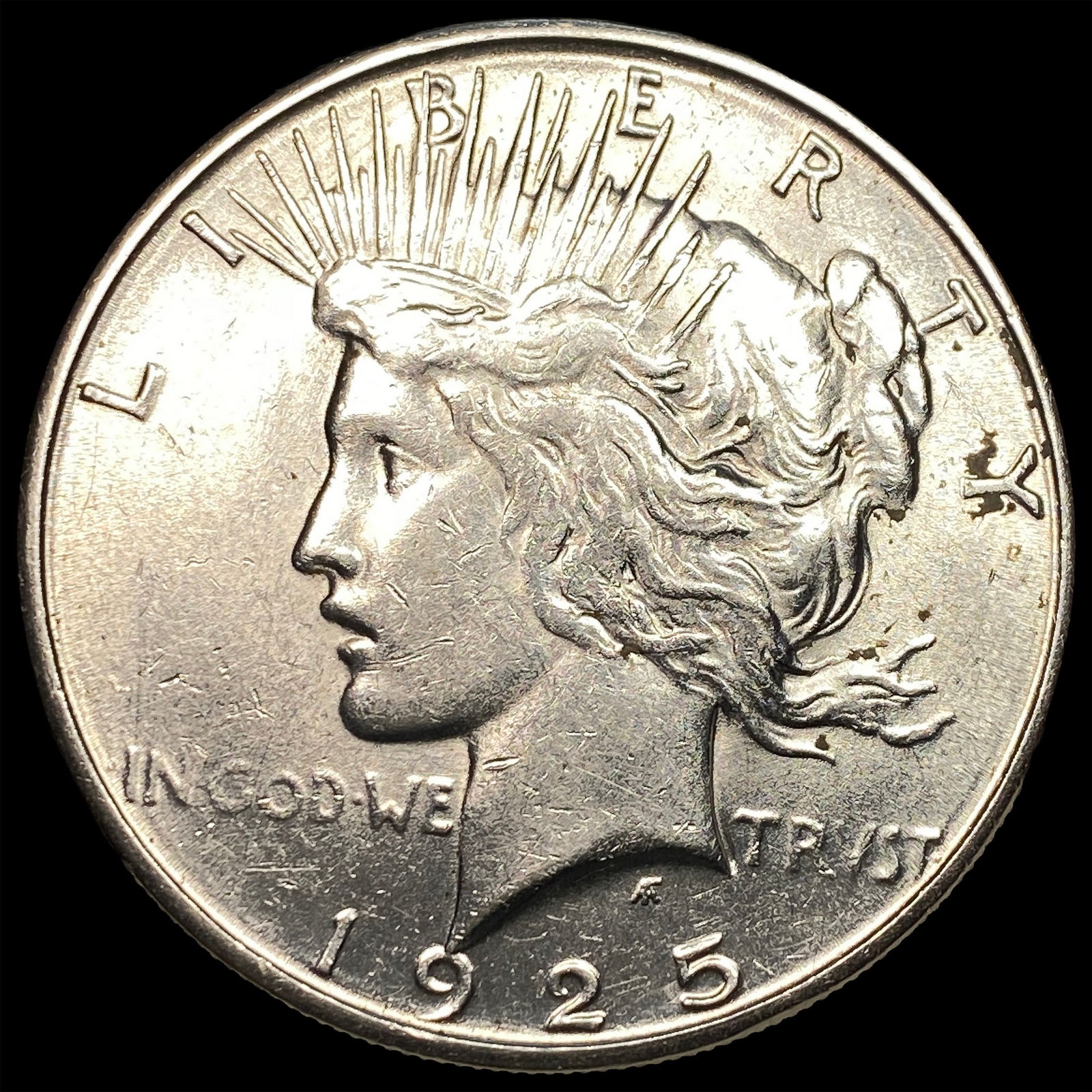 1925-S Silver Peace Dollar UNCIRCULATED (1 of 2)