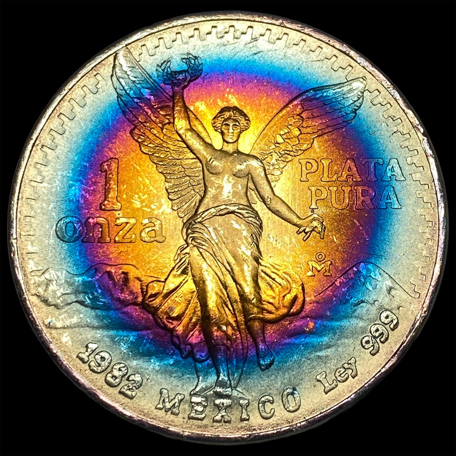 1982 Mexico Silver 1 Onza Libertad SUPERB GEM BU: 1982 Mexico Silver 1 Onza Libertad SUPERB GEM BU