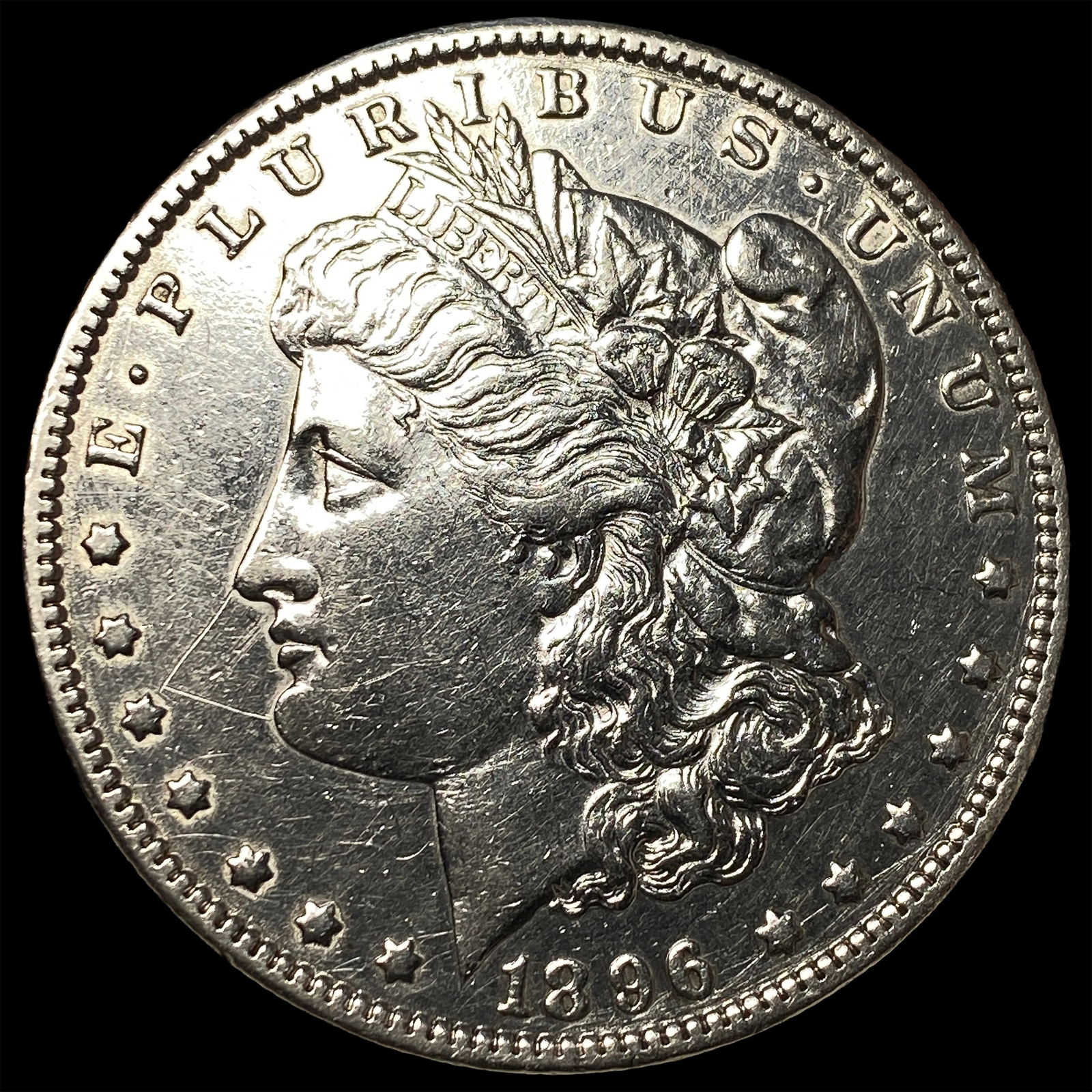 1896-O Silver Morgan Dollar CLOSELY UNCIRCULATED (1 of 2)