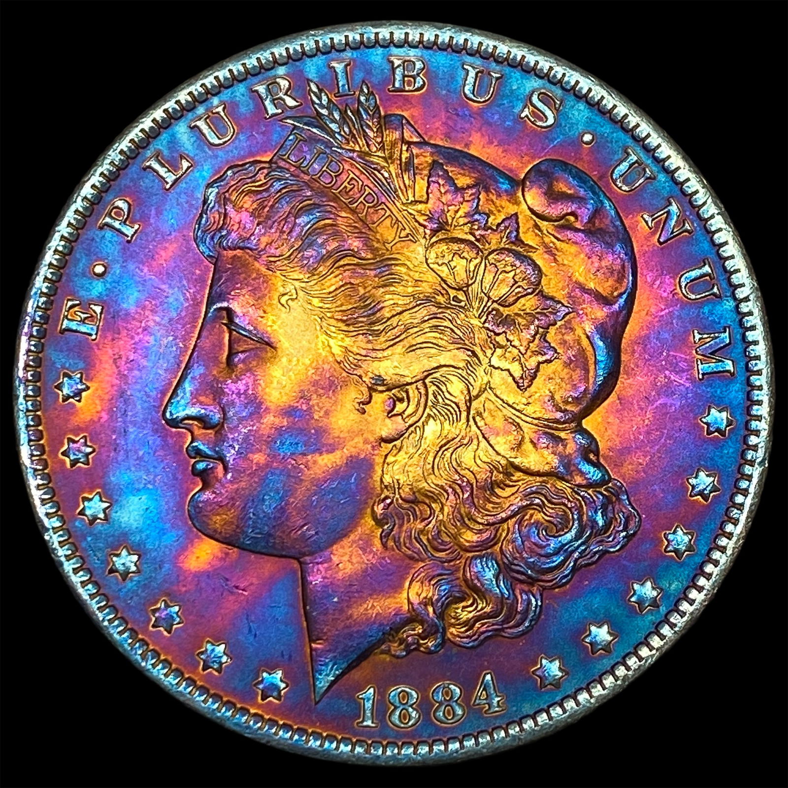 1884-S Silver Morgan Dollar CHOICE BU: 1884-S Silver Morgan Dollar CHOICE BU