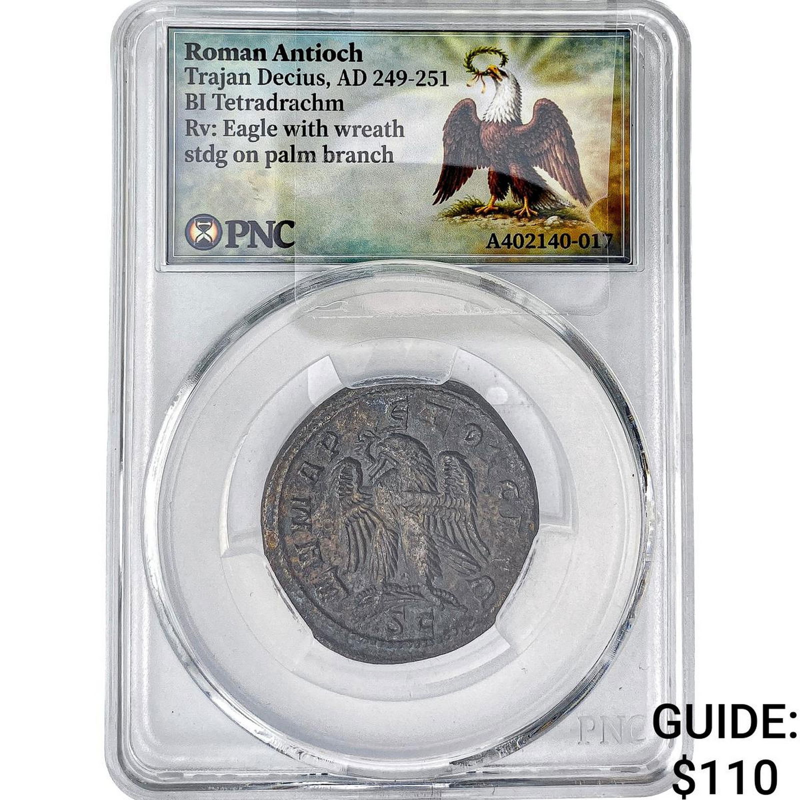Roman Antioch Trajan Decius 249-251 AD Bi Tetradrachm PNC: Roman Antioch Trajan Decius 249-251 AD Bi Tetradrachm PNC