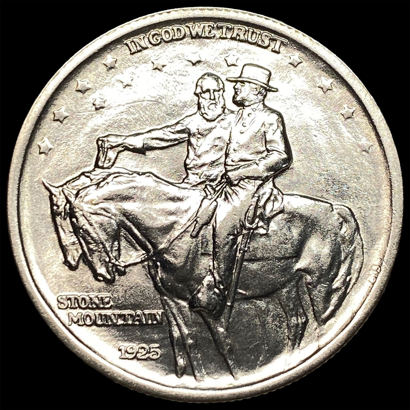 1925 Silver Stone Mountain Half Dollar UNCIRCULATED (1 of 2)